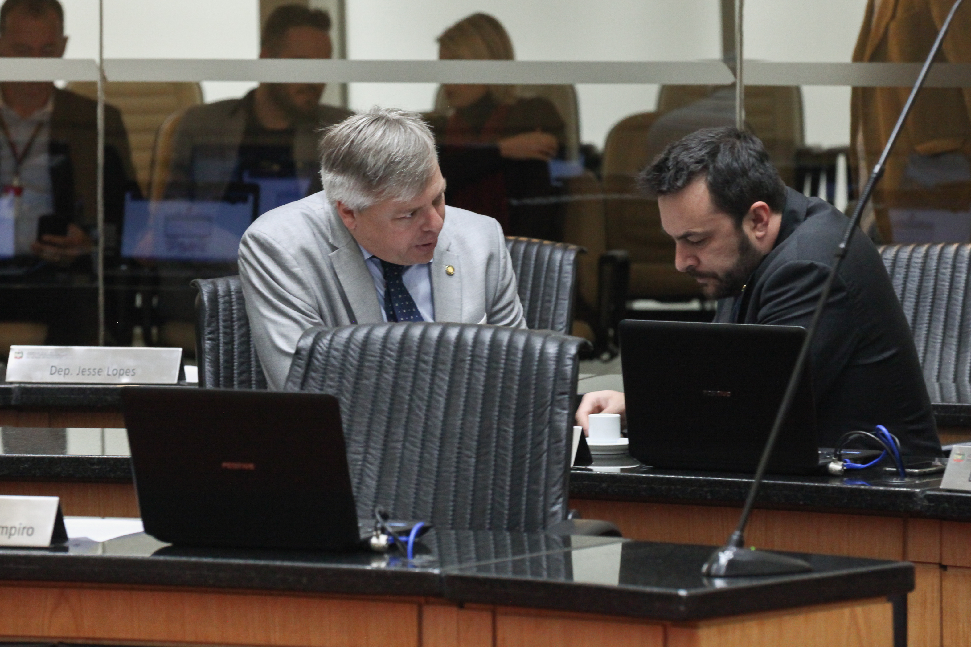 Sessão Ordinária - Deputado Fabiano da Luz (PT) e Deputado Marcius Machado (PR)
