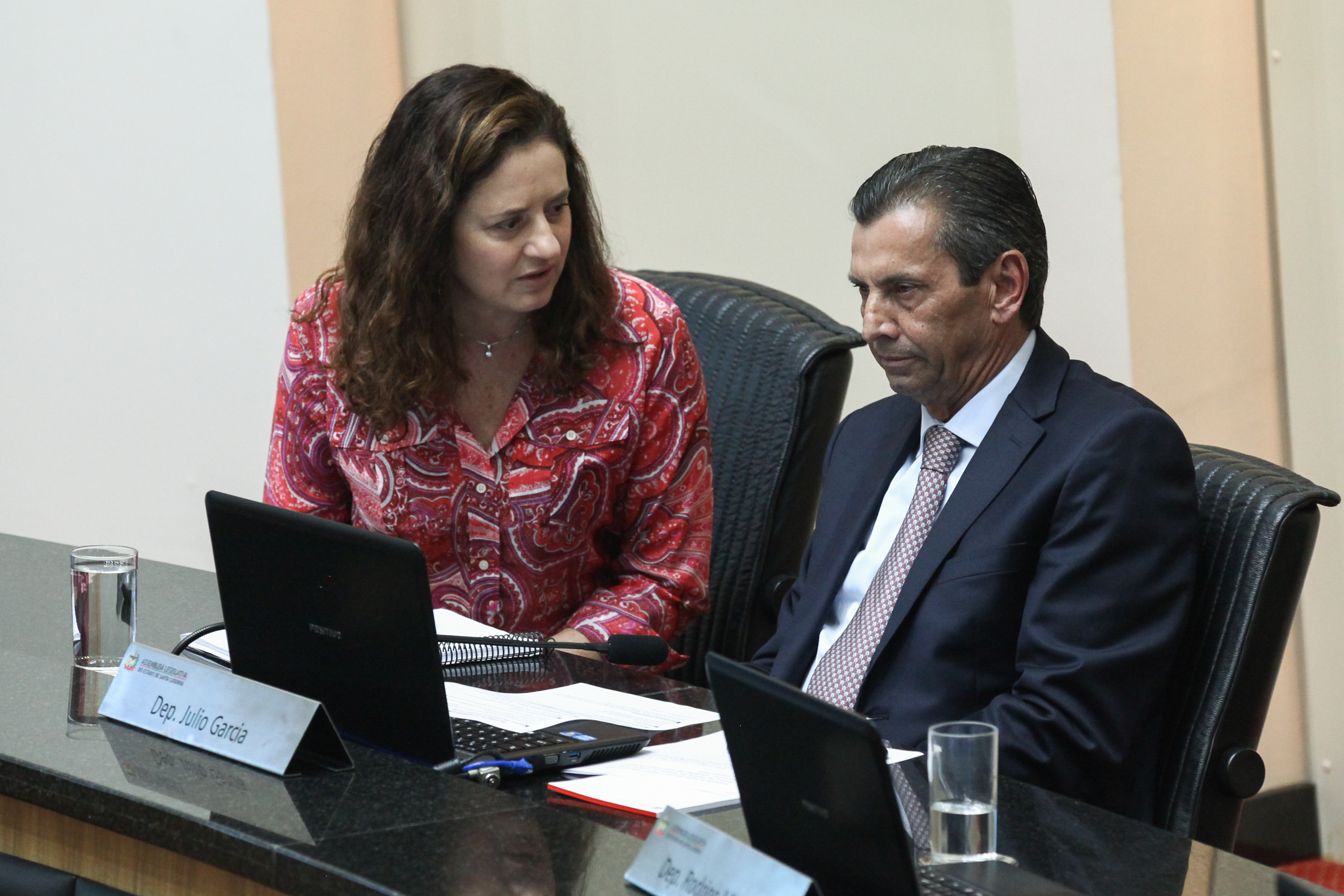 Sessão Ordinária - Deputada Marlene Fengler (PSD) e Deputado Julio Garcia (PSD)