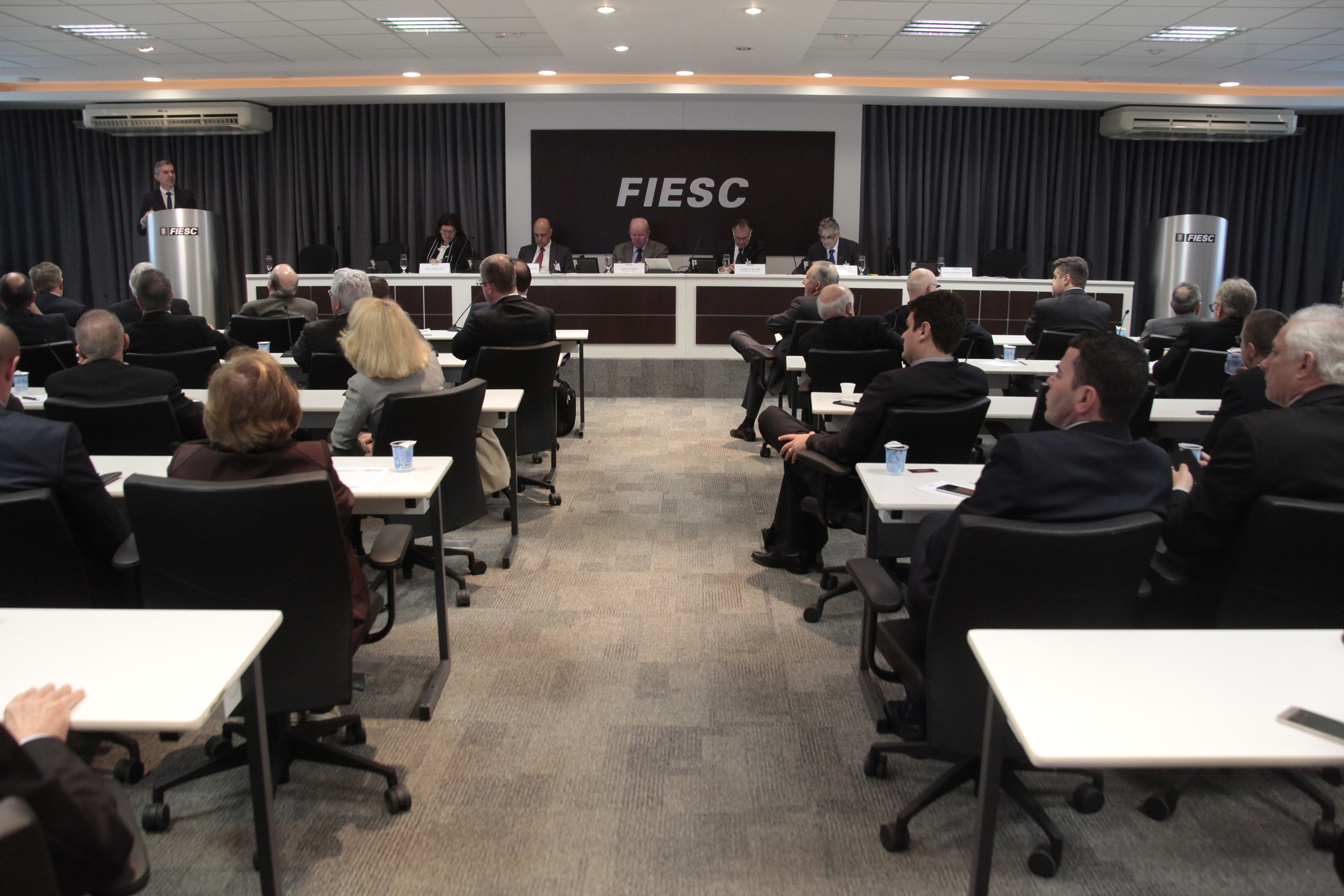 Deputado Marcos Vieira (PSDB) na Fiesc