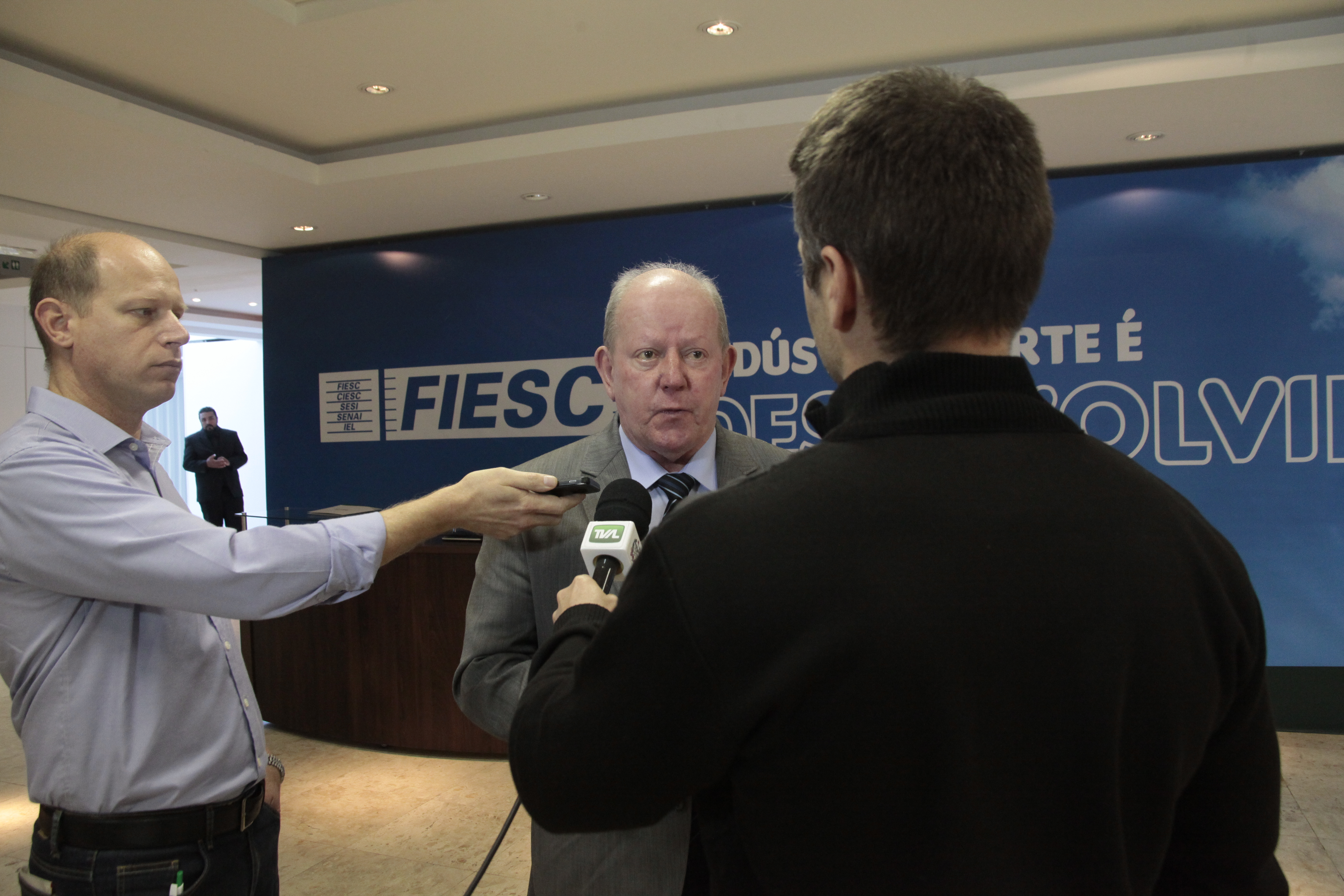 Deputado Marcos Vieira (PSDB) na Fiesc