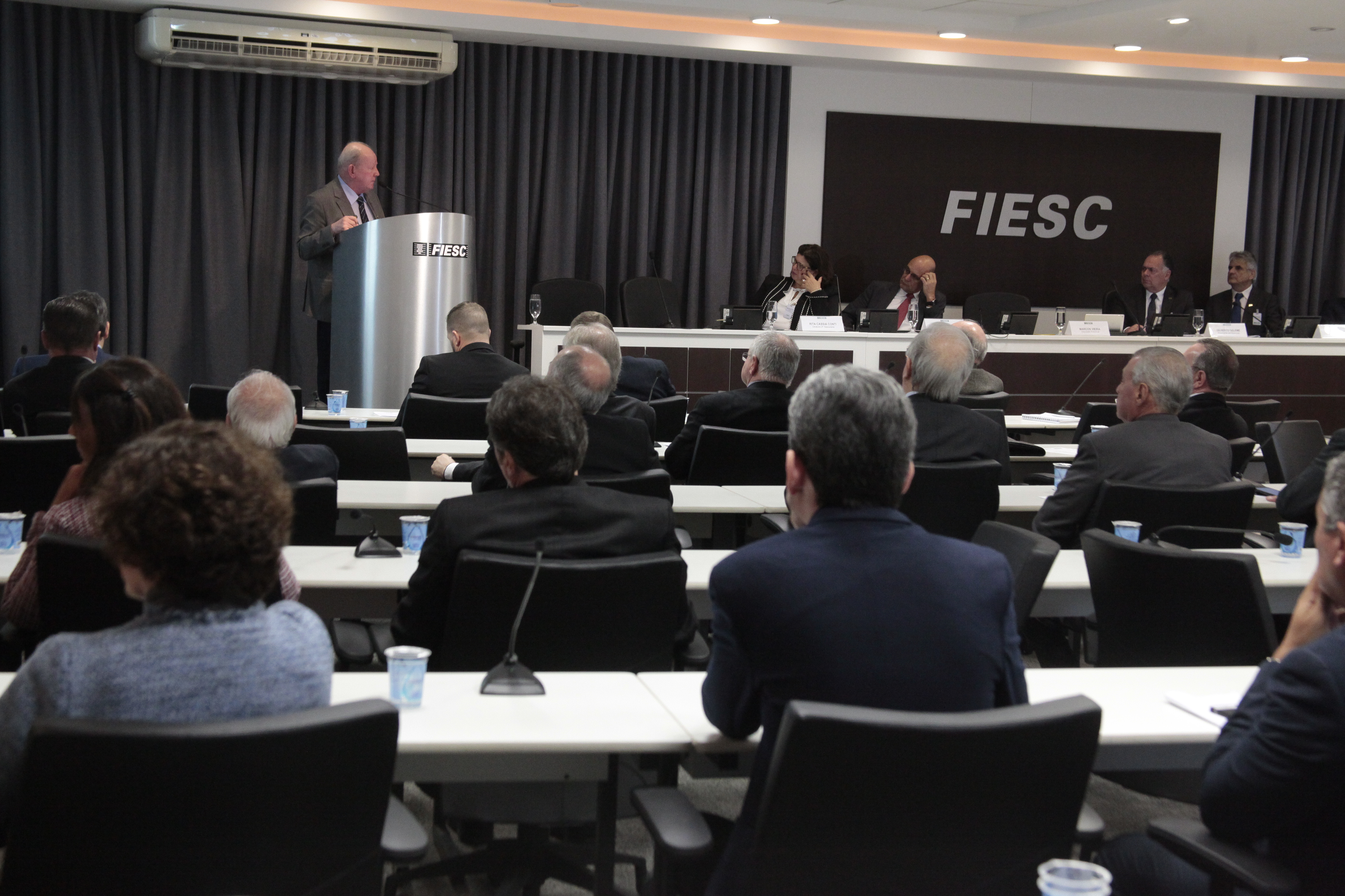 Deputado Marcos Vieira (PSDB) na Fiesc