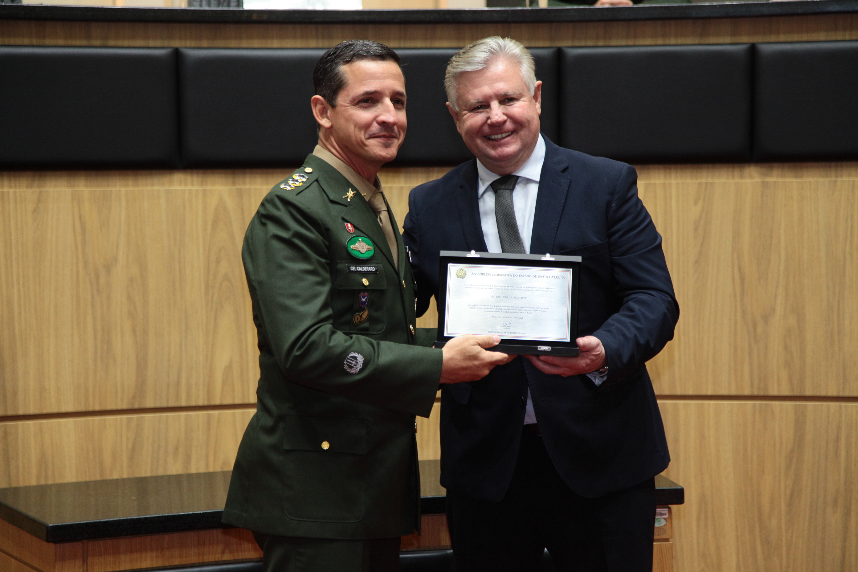Sessão Especial em Comemoração ao Dia do Soldado - Coronel Reinaldo Sotão Caderaro