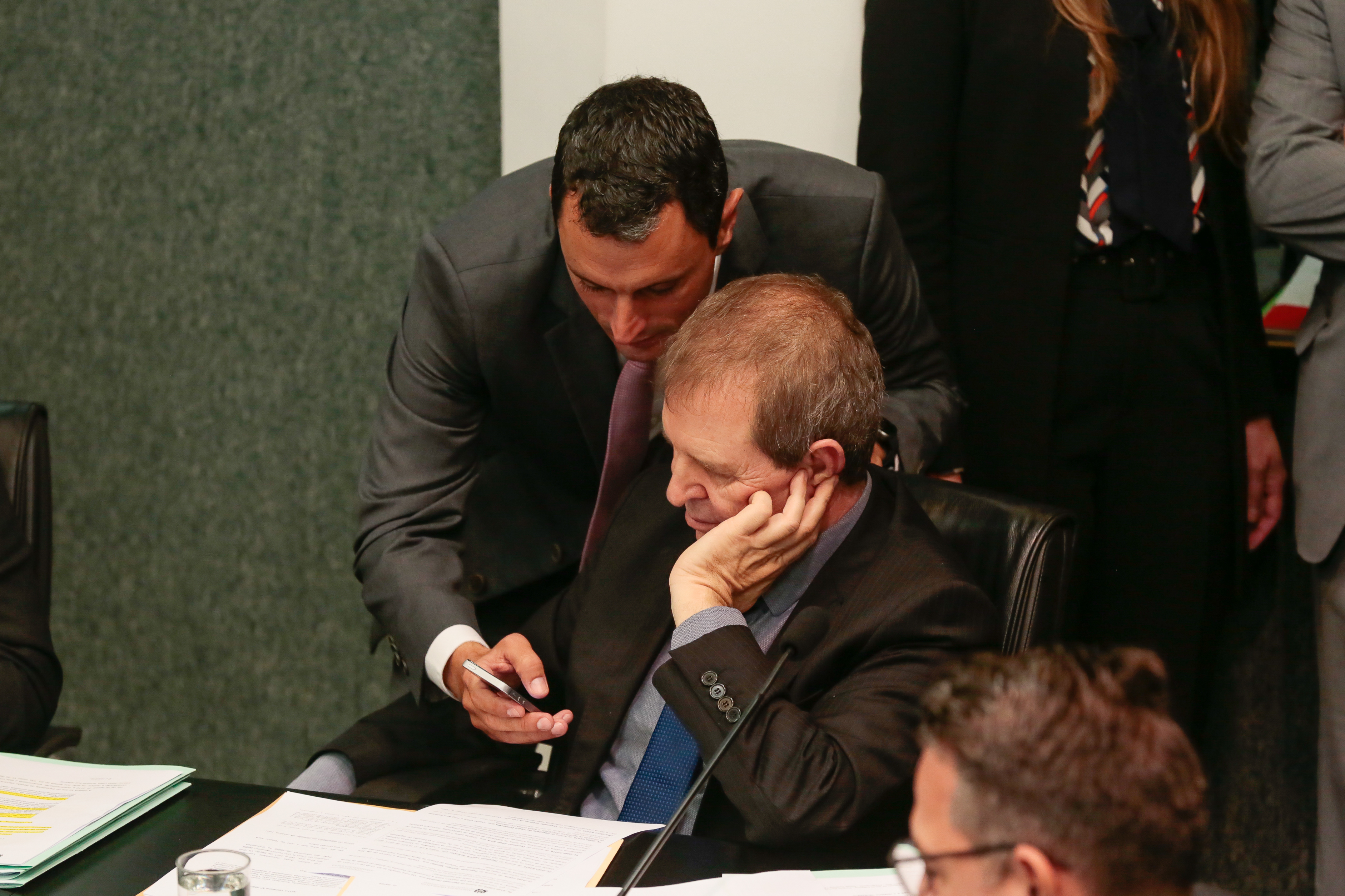 Comissão de Constituição e Justiça - Deputado João Amin (PP) e Deputado Maurício Eskudlark (PR)