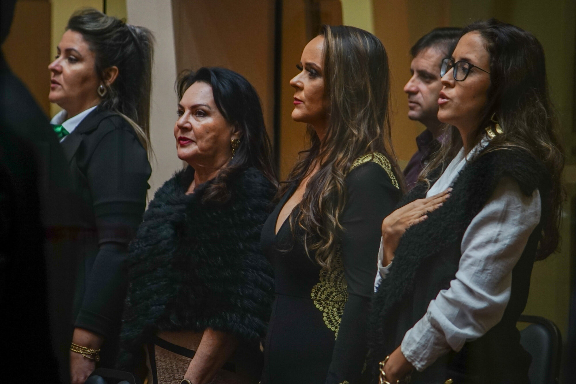 O público acompanhou a sessão das galerias do plenário.