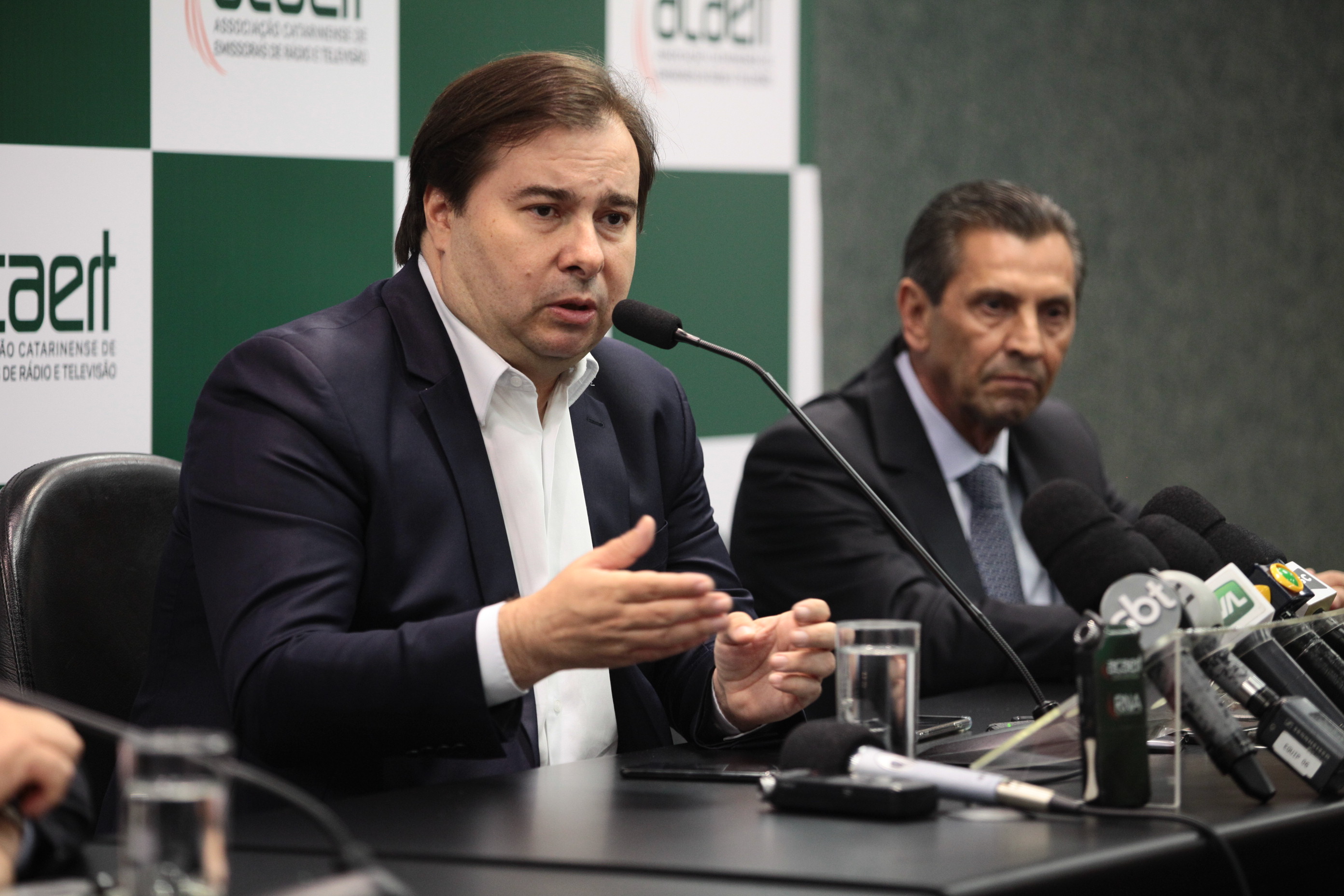 Coletiva do Deputado Rodrigo Maia (PD)
