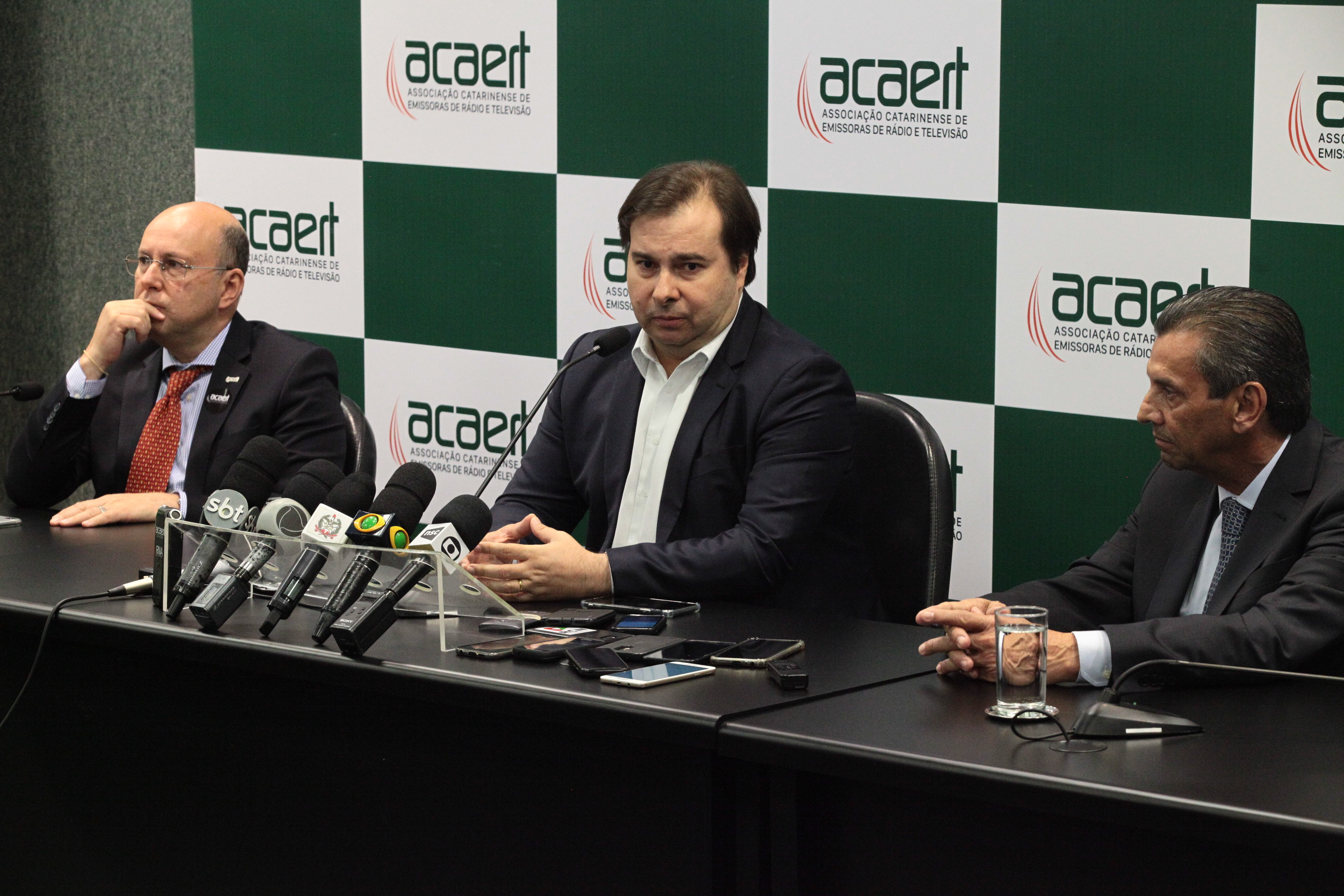 Coletiva do Deputado Rodrigo Maia (PD)