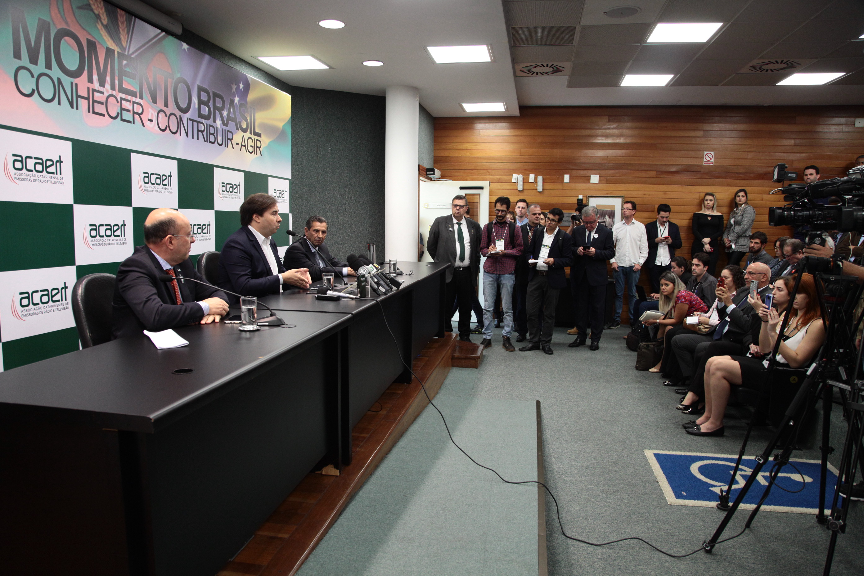 Coletiva do Deputado Rodrigo Maia (PD)
