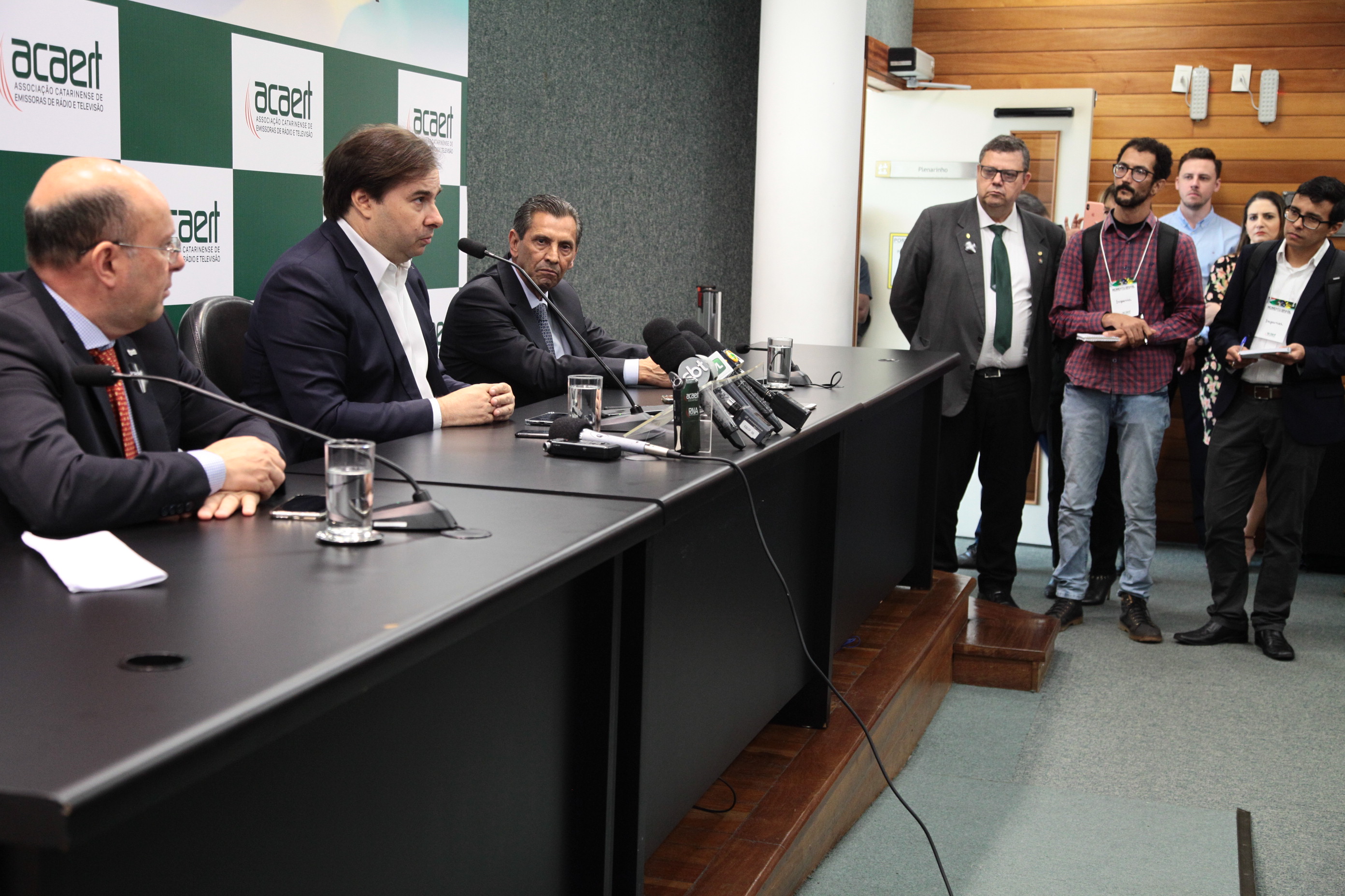 Coletiva do Deputado Rodrigo Maia (PD)