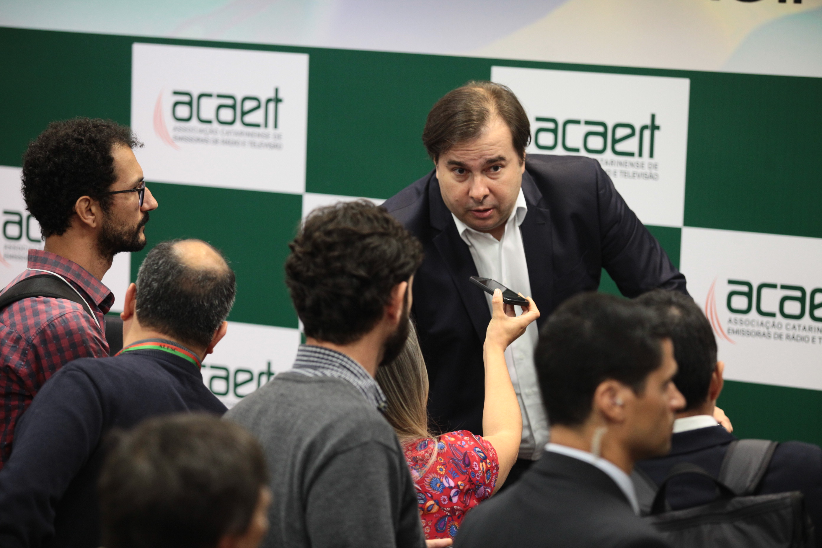 Coletiva do Deputado Rodrigo Maia (PD)