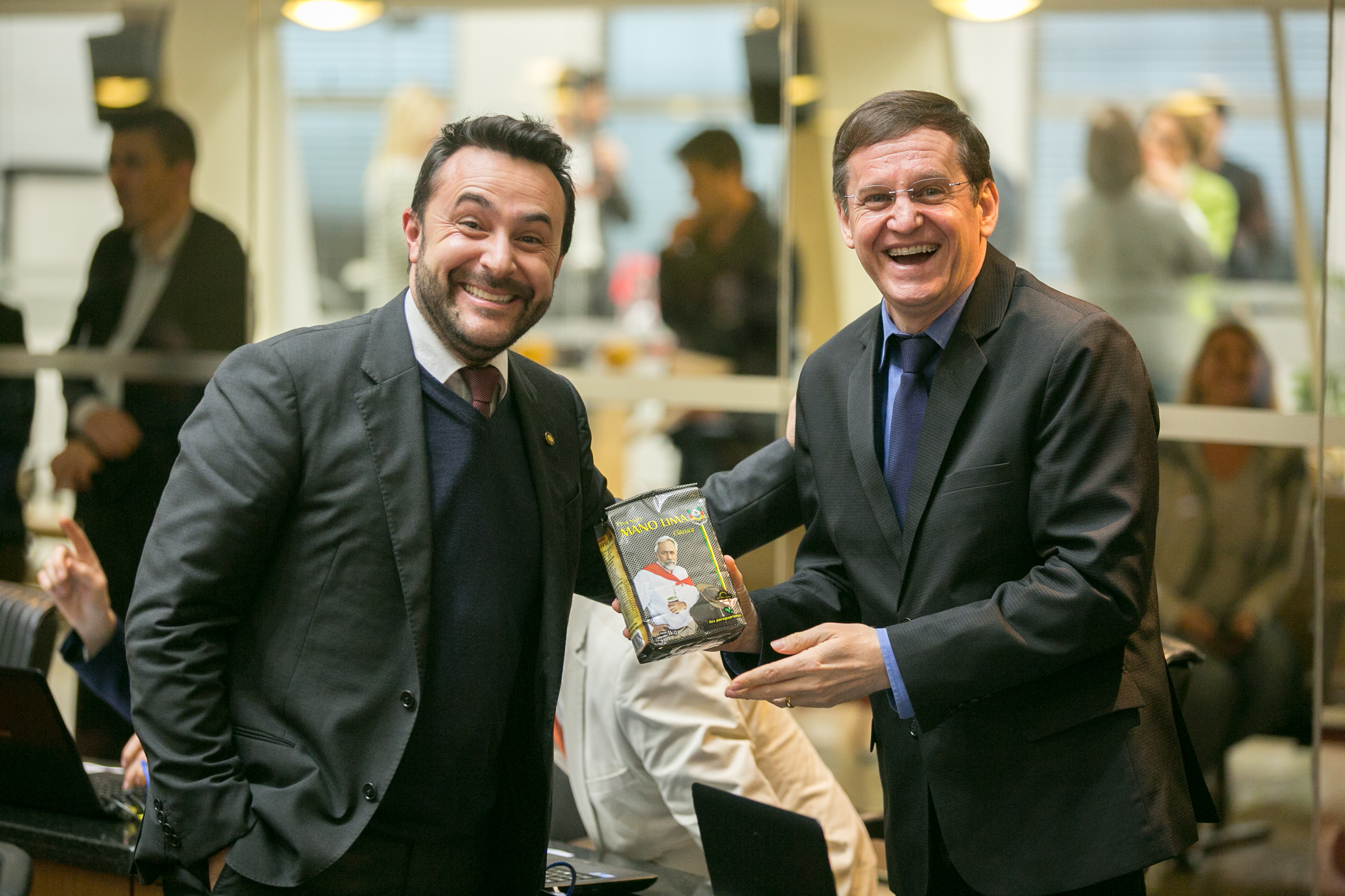 Deputado Marcius Machado (PR) e Deputado Jair Miotto (PSC)