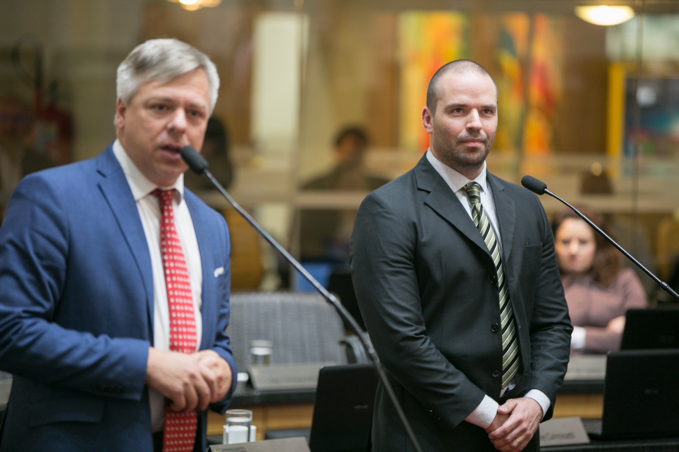 Deputado Fabiano da Luz (PT) e 
Deputado Jessé Lopes (PSL)