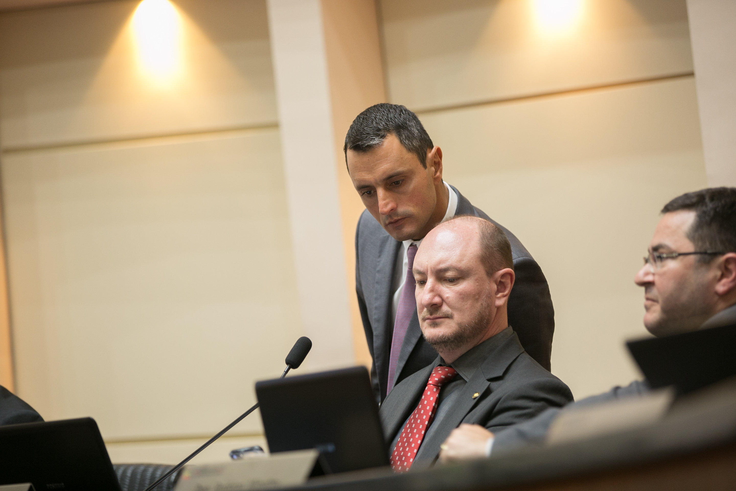 Deputado João Amin (PP) e Deputado Mauro de Nadal (MDB)