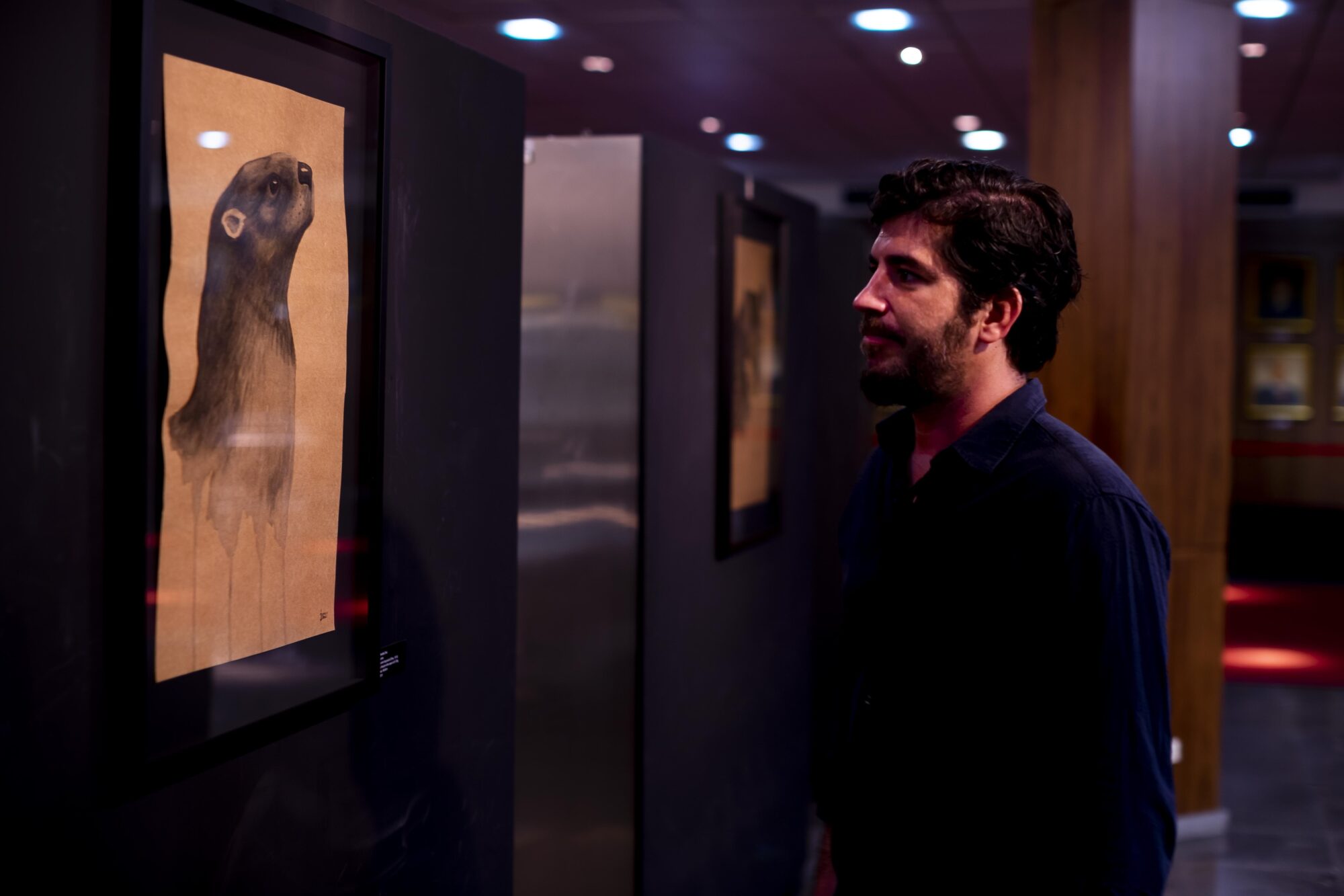Alesc sedia exposição que retrata animais em extinção da Mata Atlântica