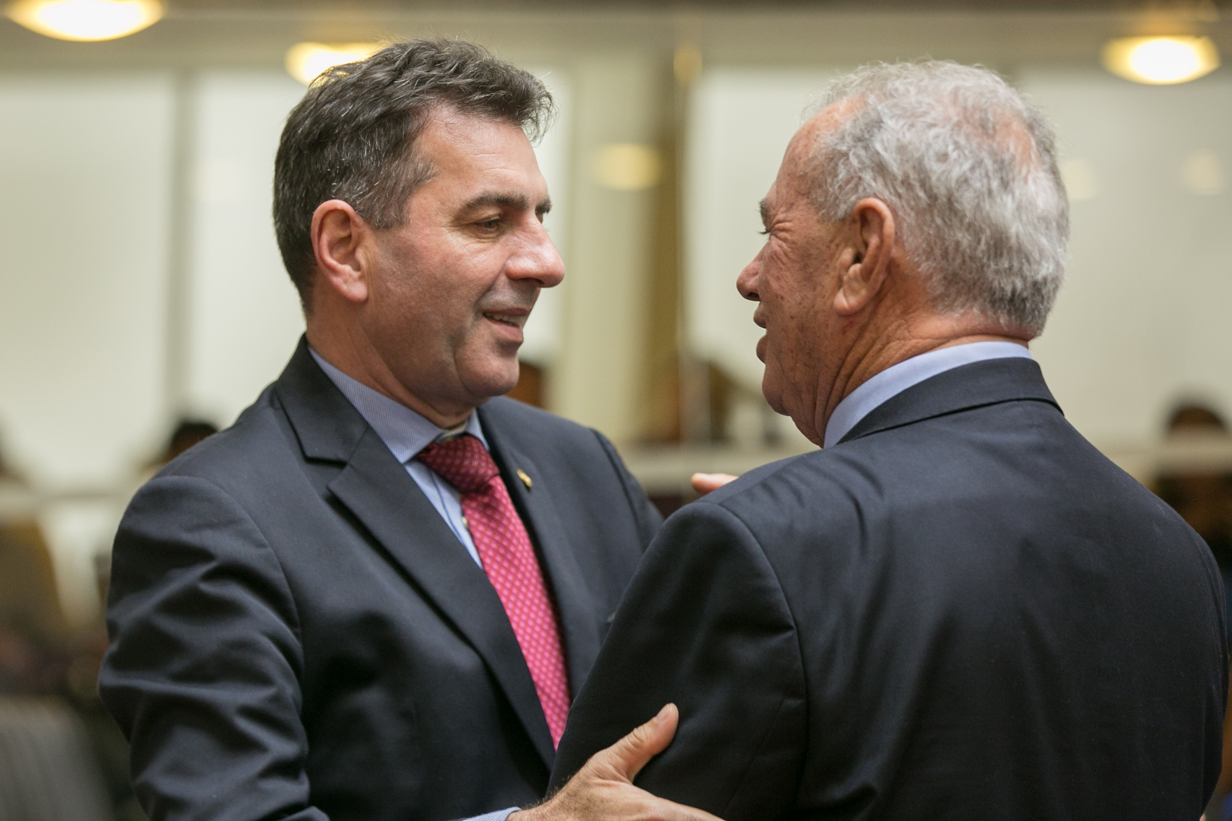 Deputado Valdir Cobalchini (MDB) e 
Deputado Nazareno Martins (PSB)