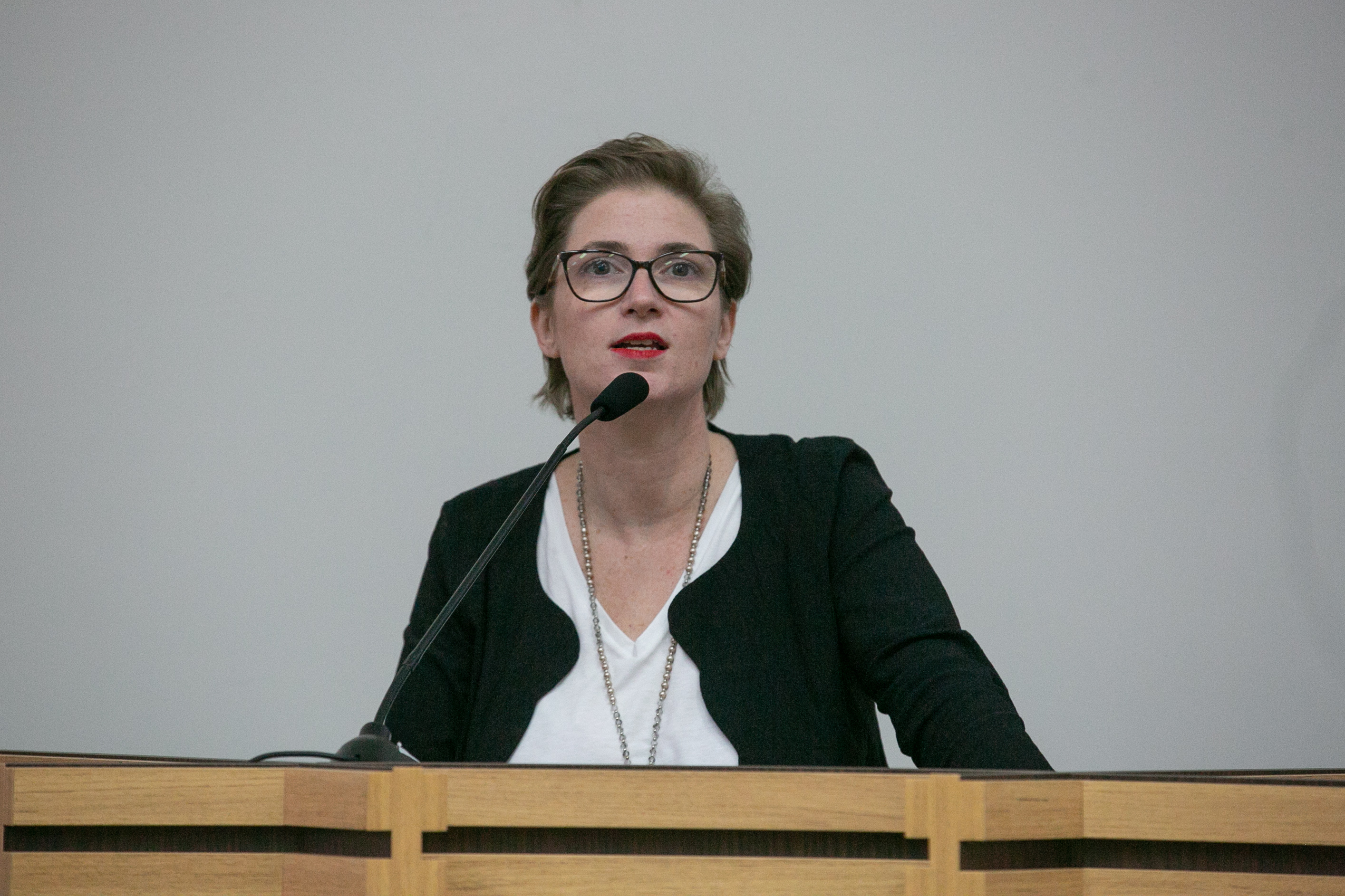 Vice-presidente do Conselho Estadual do Idoso, Ariane Angioletti
