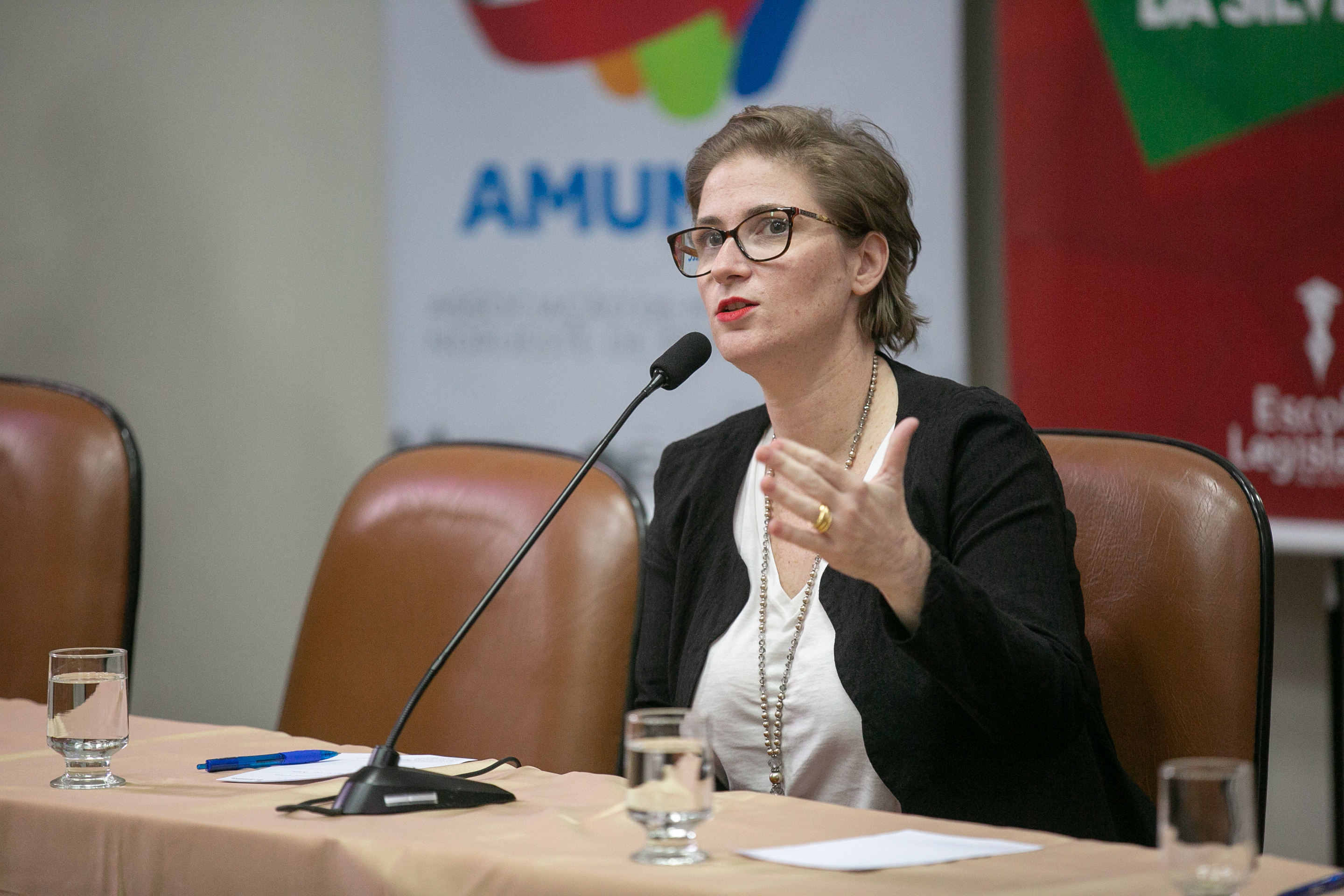 Vice-presidente do Conselho Estadual do Idoso, Ariane Angioletti