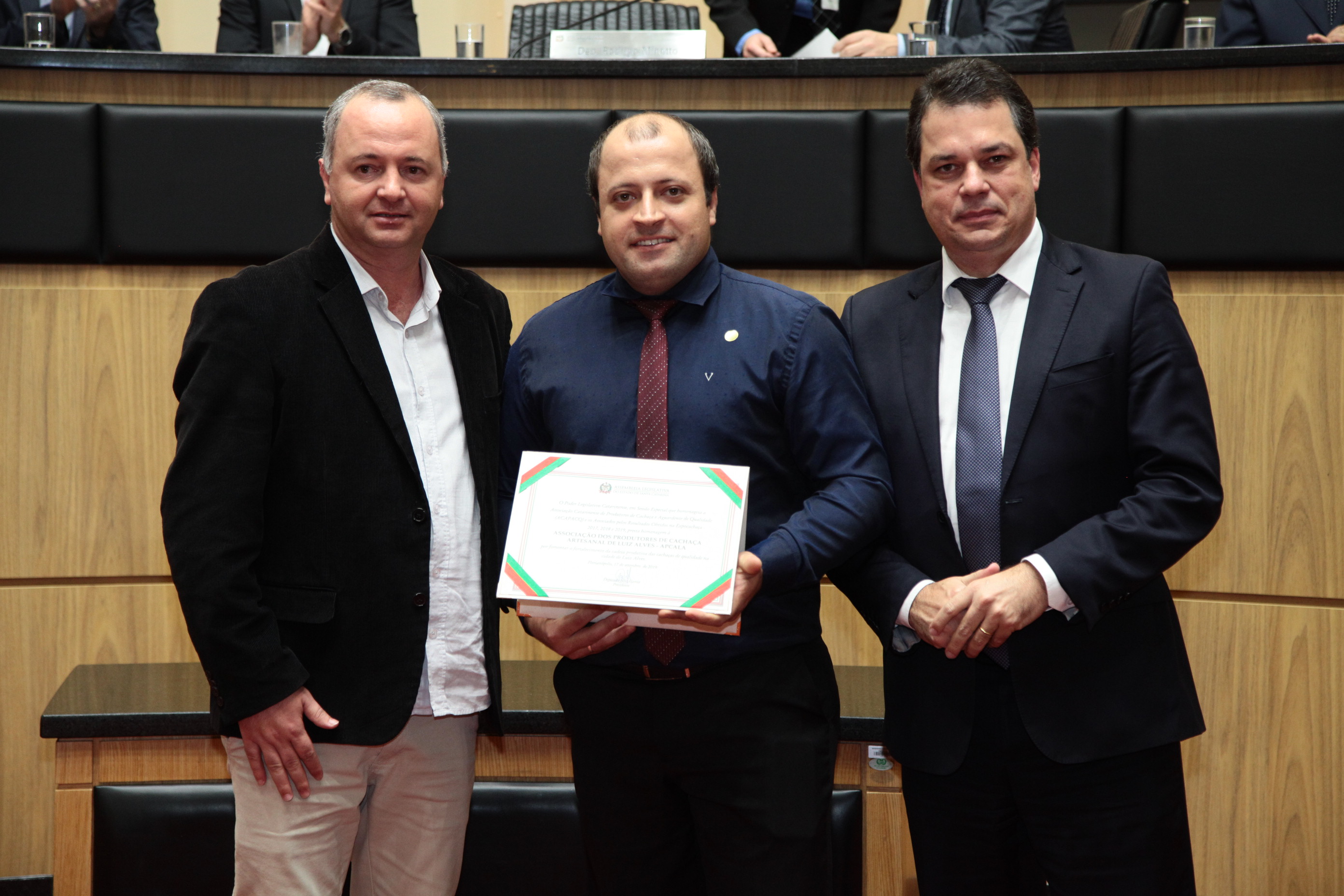 Homenagem à Associação Catarinense dos Produtores de Cachaça e Aguardente de Qualidade de Santa Catarina