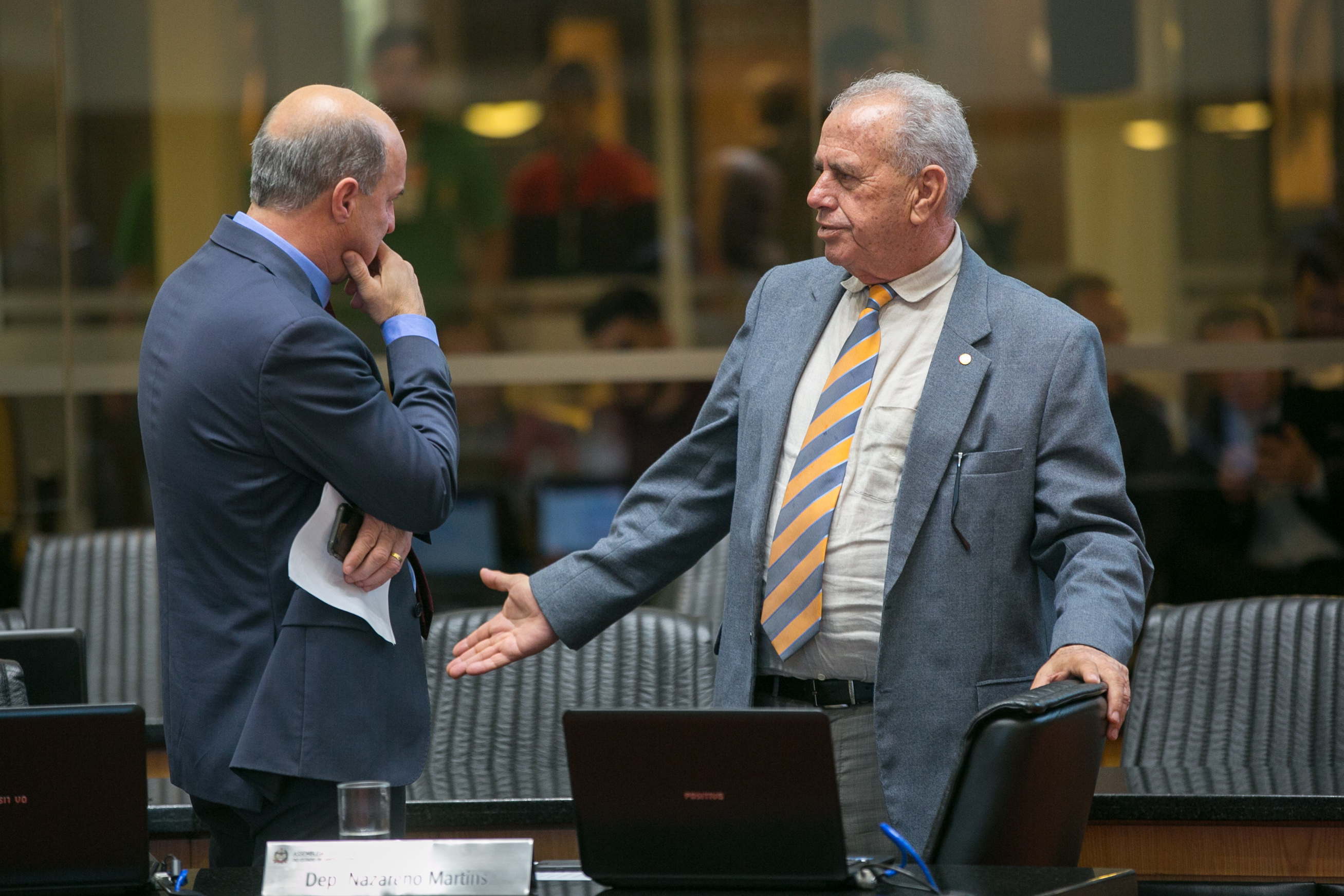 Deputado José Milton Scheffer (PP) e 
Deputado Nazareno Martins (PSB)