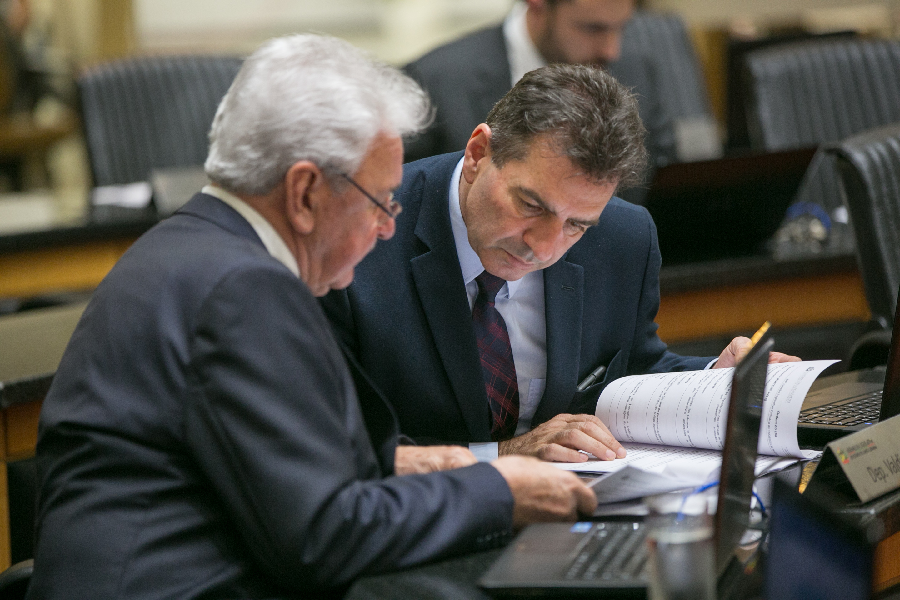 Deputado Moacir Sopelsa (MDB) e Deputado Valdir Cobalchini (MDB)
