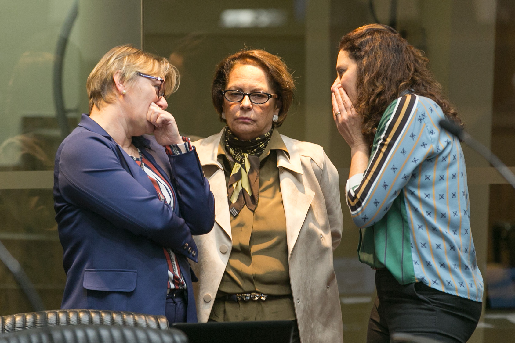 Deputada Luciane Carminatti (PT), Deputada Ada De Luca (MDB) e Deputada Marlene Fengler (PSD)