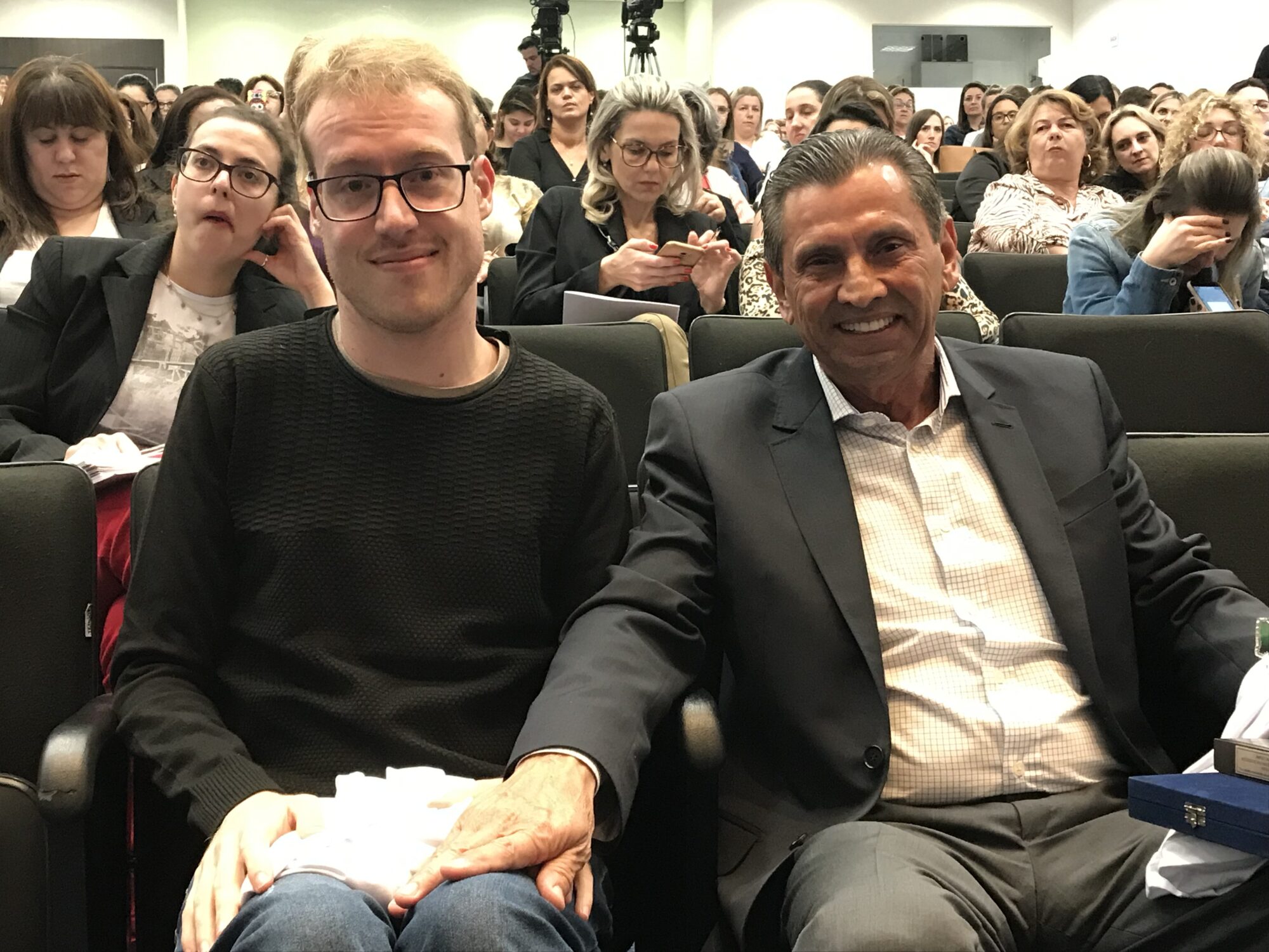 Marcos Petry e o deputado Julio Garcia