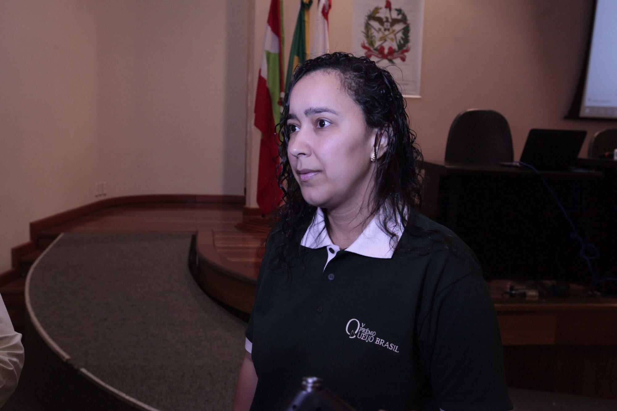 Representante da Comerqueijo, Michelle Carvalho