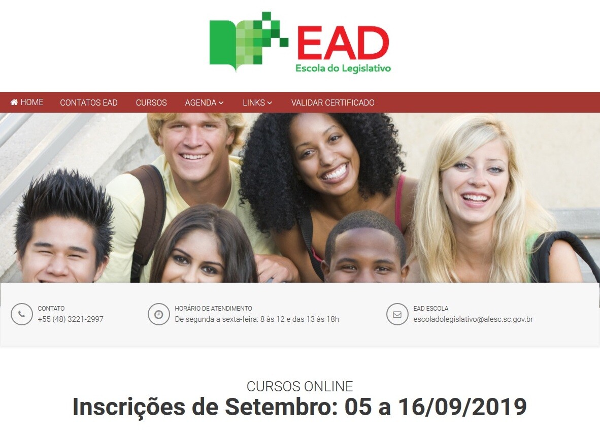 EaD da Escola do Legislativo completa 2 anos e lança 4 novos cursos