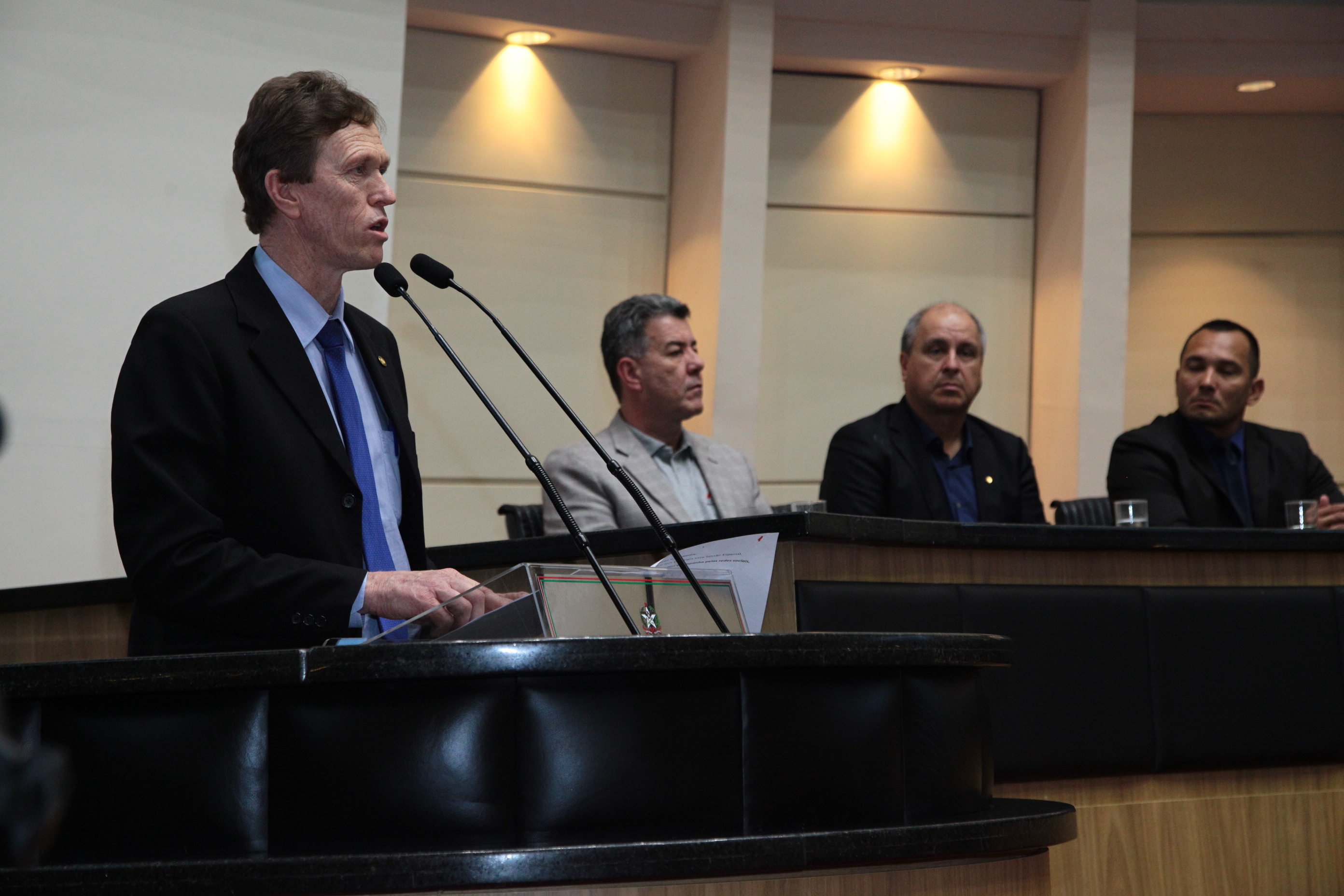 Sessão Especial - Homenagem os atletas de Santa Catarina que participaram dos Jogos Pan-Americanos - Deputado Volnei Weber (MDB)