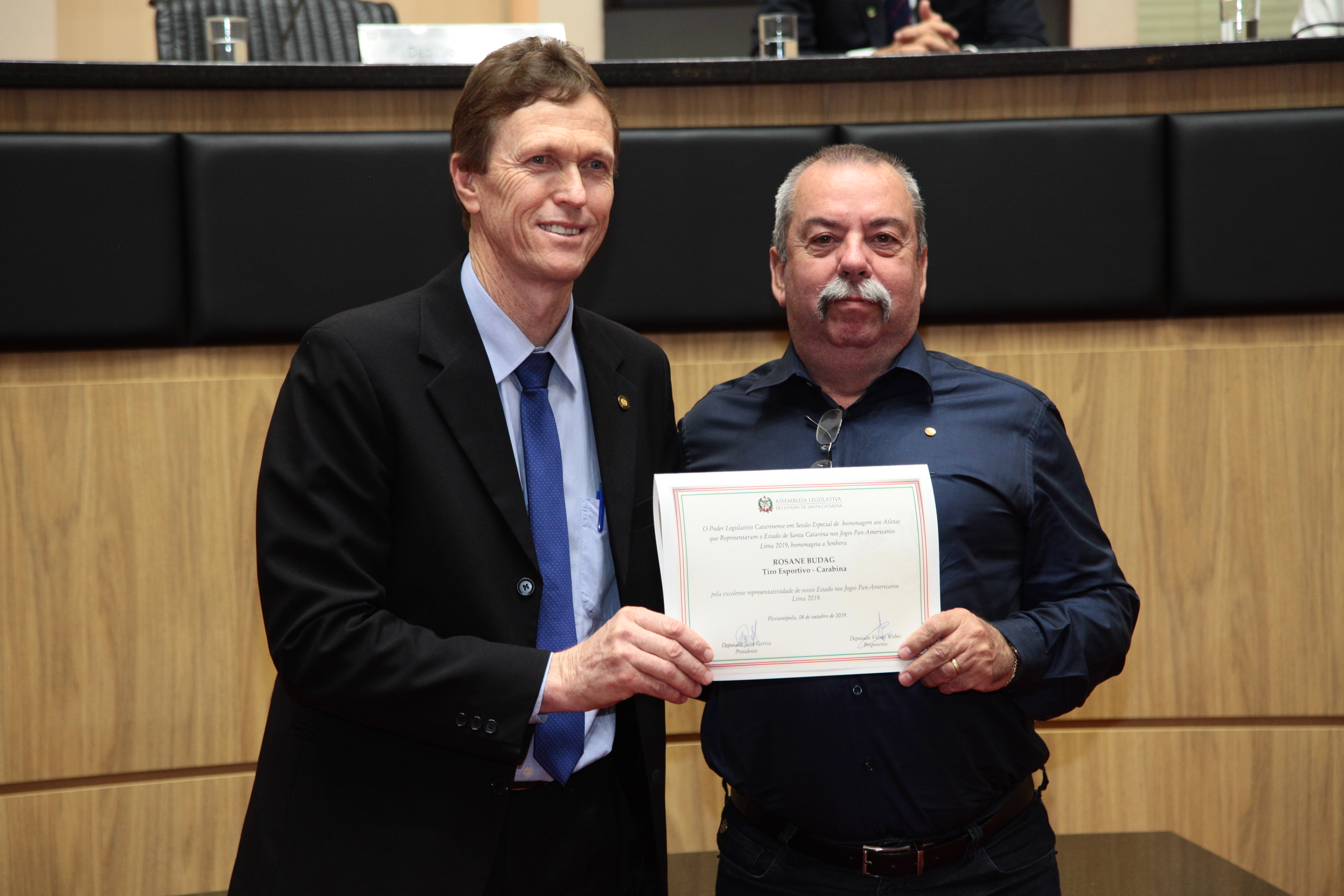 Sessão Especial - Homenagem os atletas de Santa Catarina que participaram dos Jogos Pan-Americanos