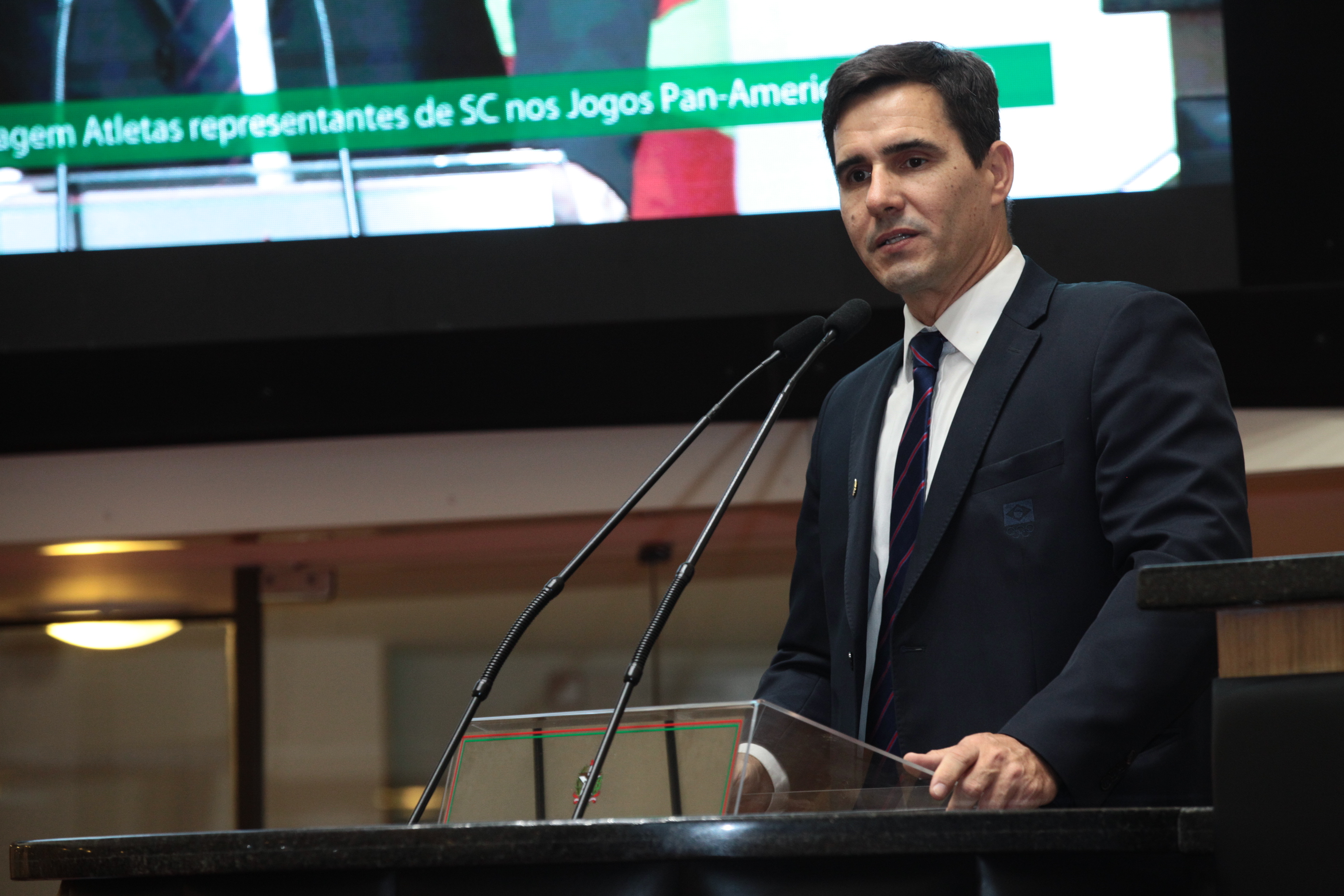 Sessão Especial - Homenagem os atletas de Santa Catarina que participaram dos Jogos Pan-Americanos - Edson Altino Pereira