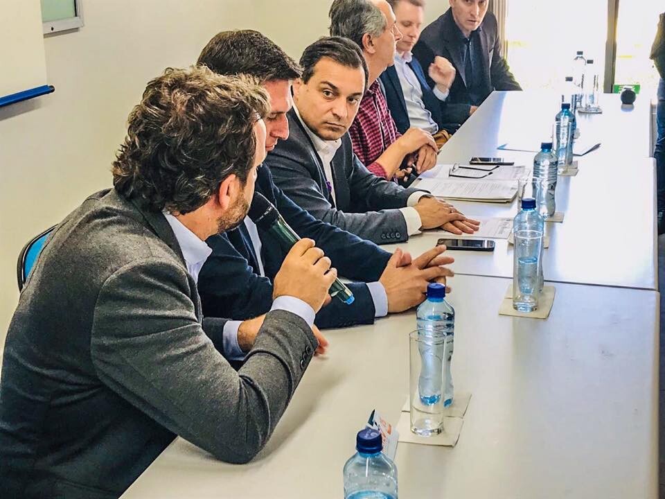 Deputado Jerry Comper e governador Carlos Moisés