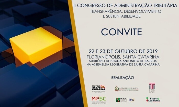 Alesc sedia Congresso de Administração Tributária nesta semana
