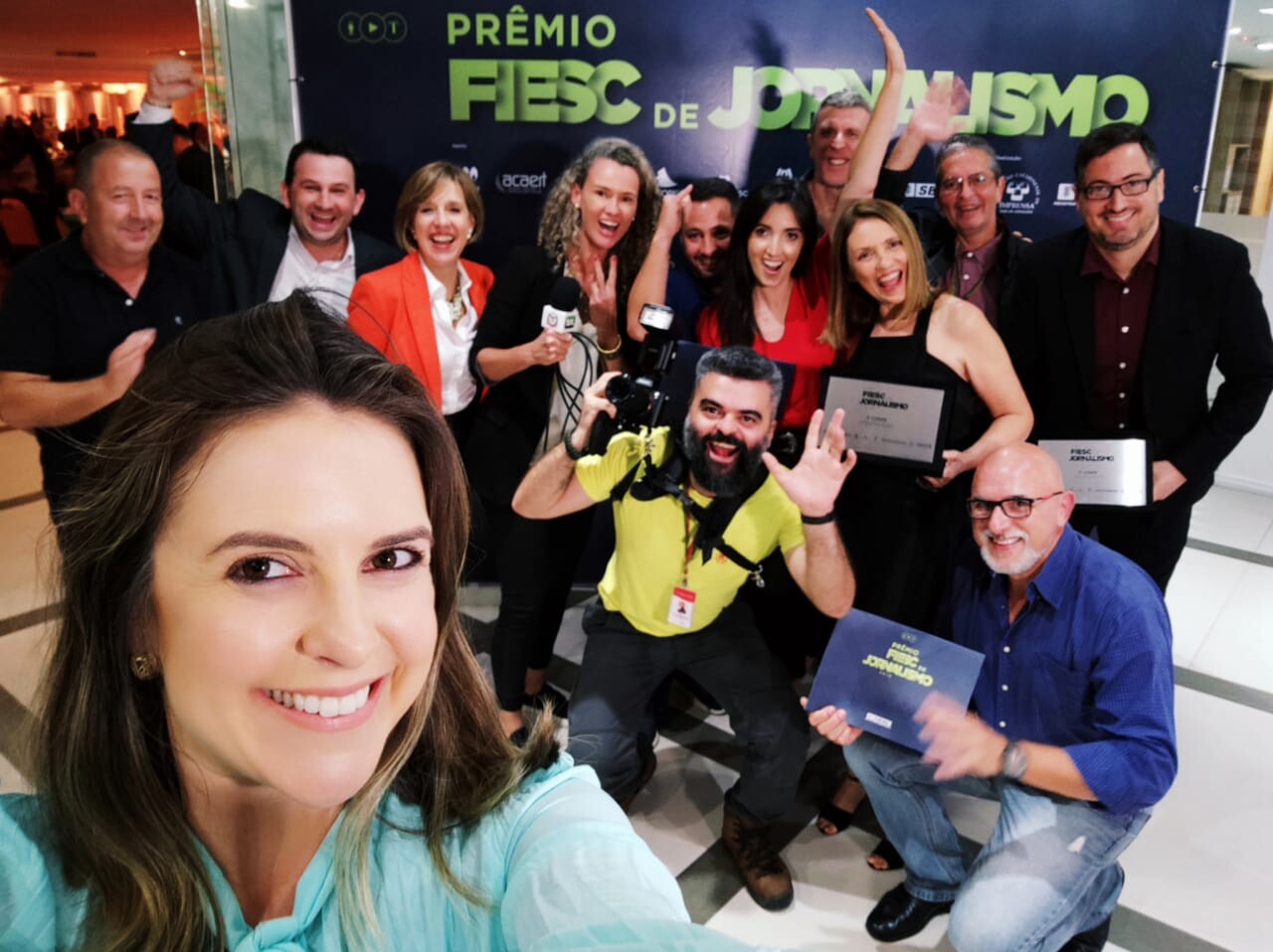 FOTO DE QUINTA – Comunicação da Alesc leva dois prêmios da Fiesc