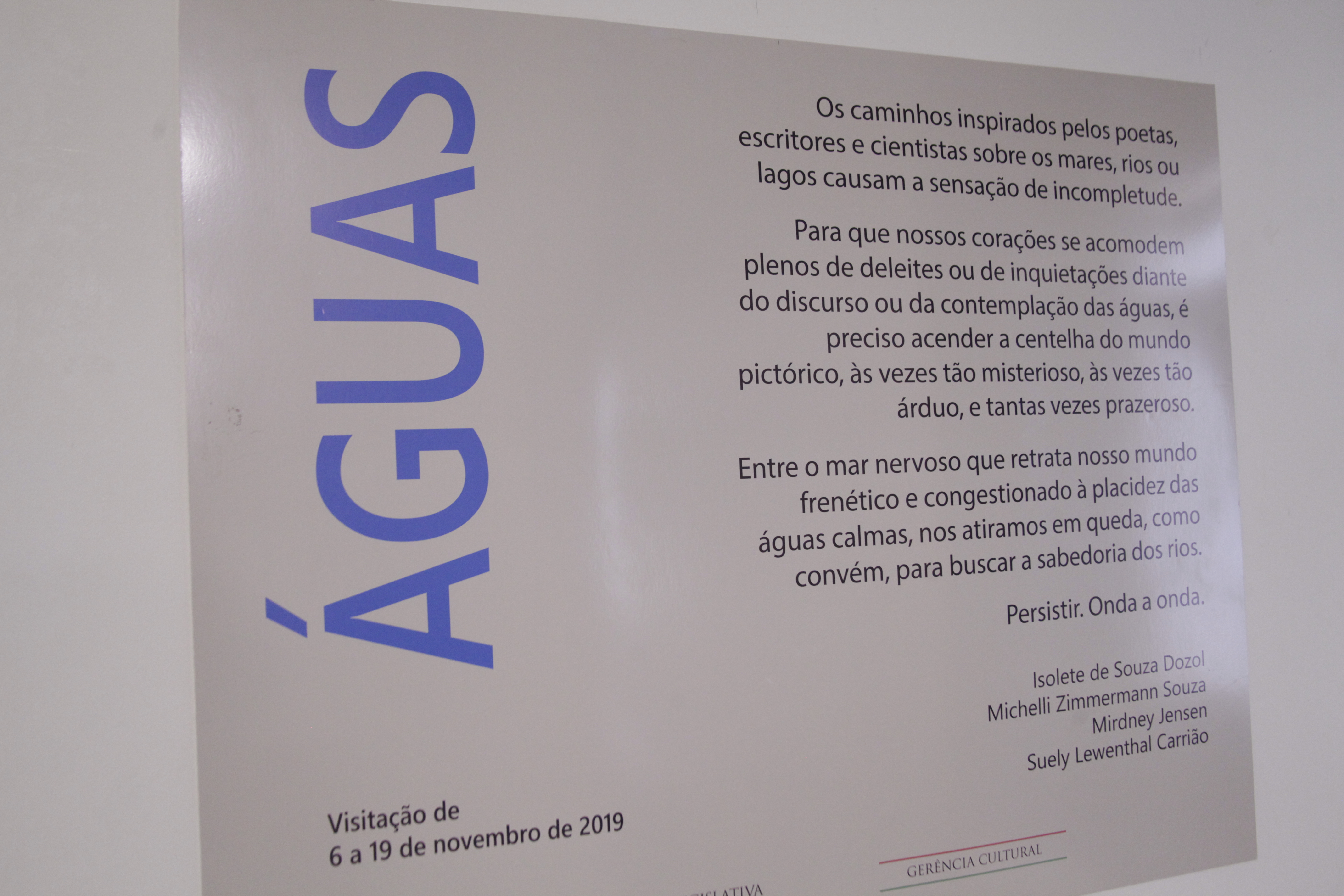 Exposição Águas