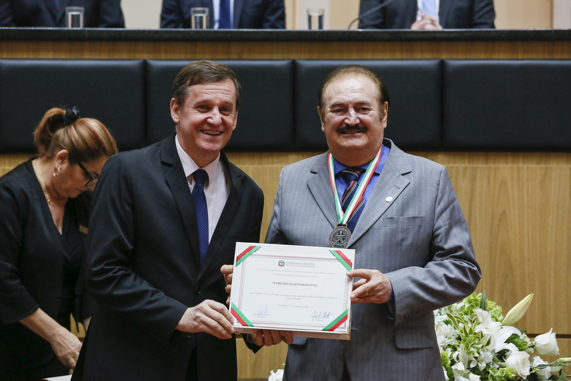 Narcizo Parisotto é Comendador do Legislativo Catarinense