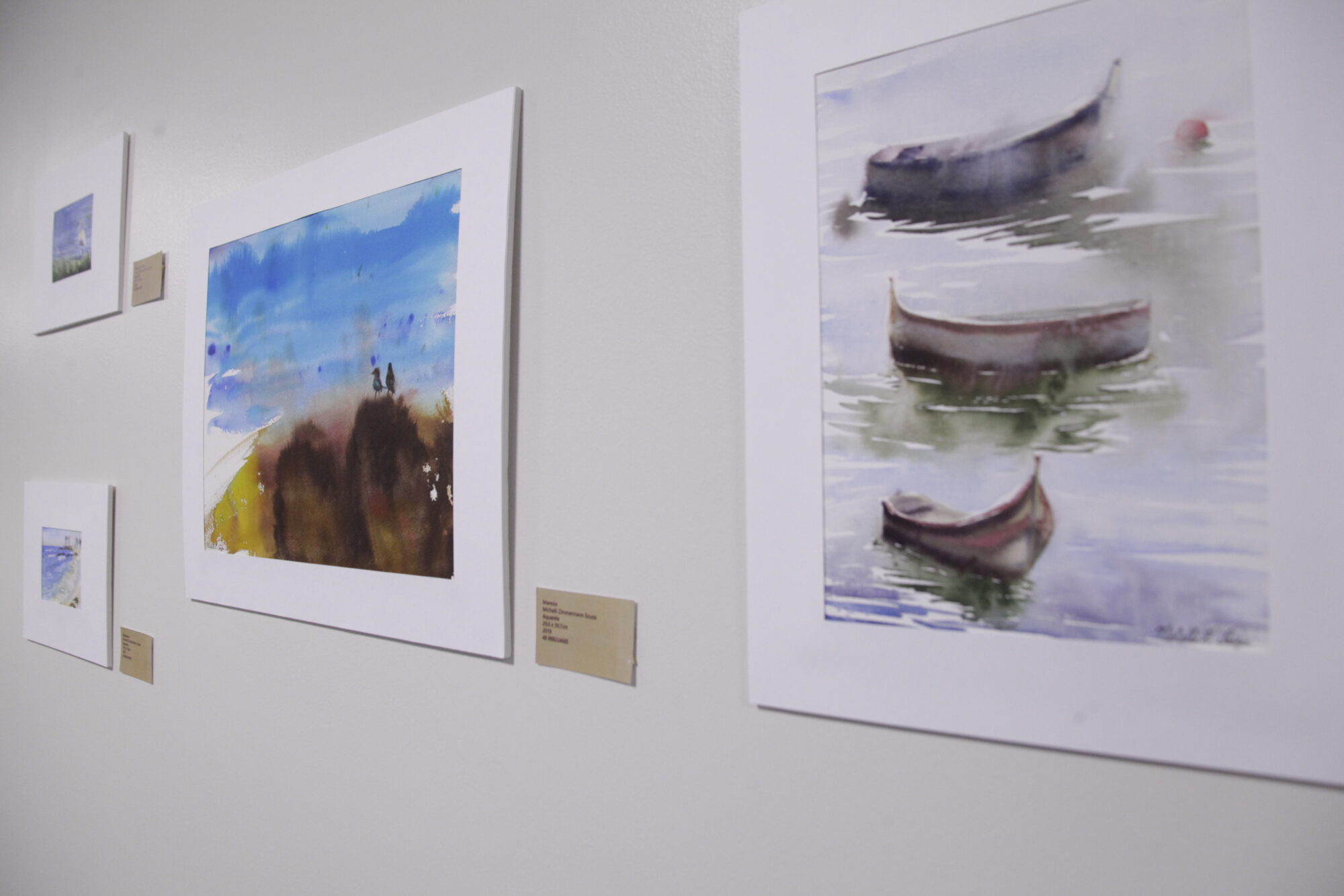 Exposição na Assembleia une técnica e sentimento em torno do tema Águas