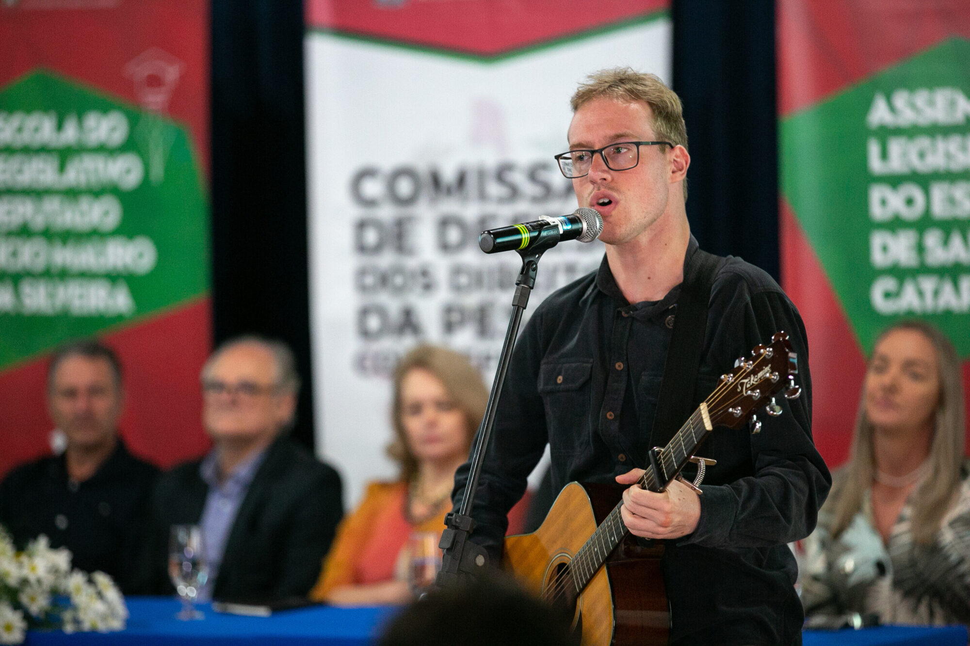 Apresentação do músico e palestrante Marcos Petry