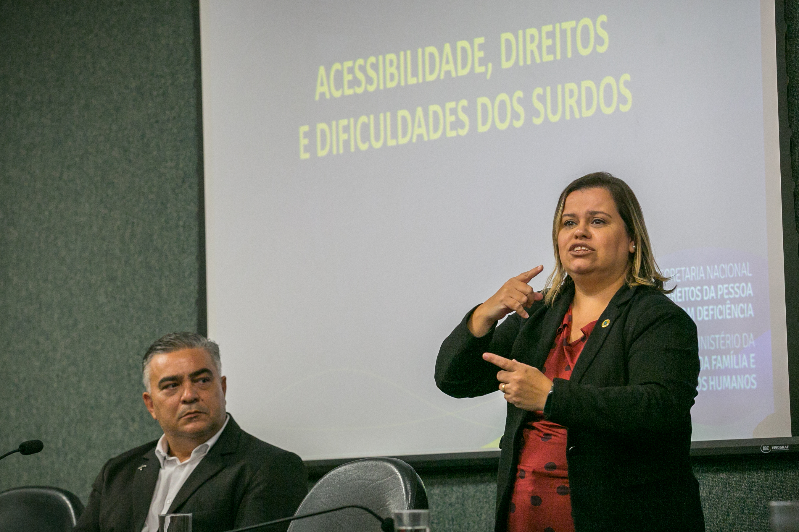 Secretária Nacional dos Direitos da Pessoa com Deficiência, Priscilla Gaspar