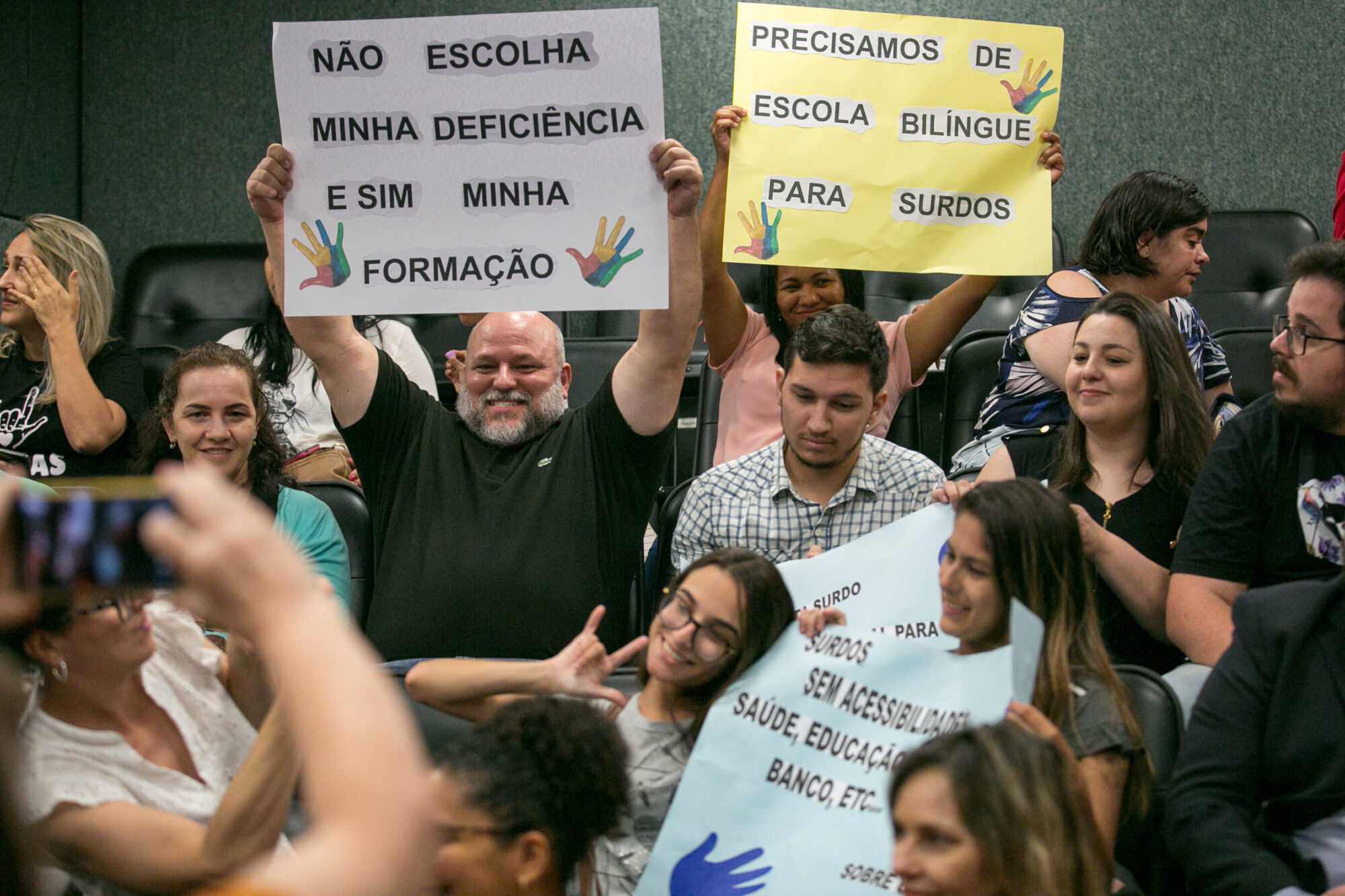 Público apresentou suas reivindicações
