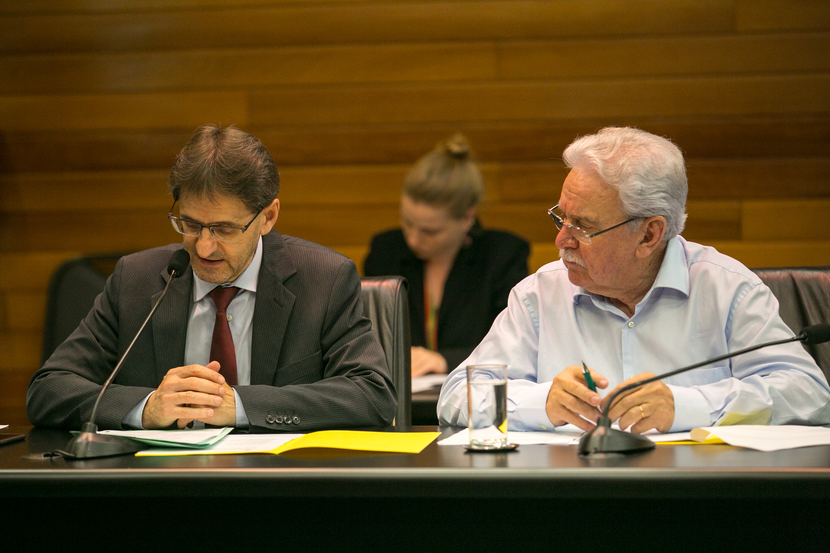 Deputado Neodi Saretta (PT) e Deputado Moacir Sopelsa (MDB)