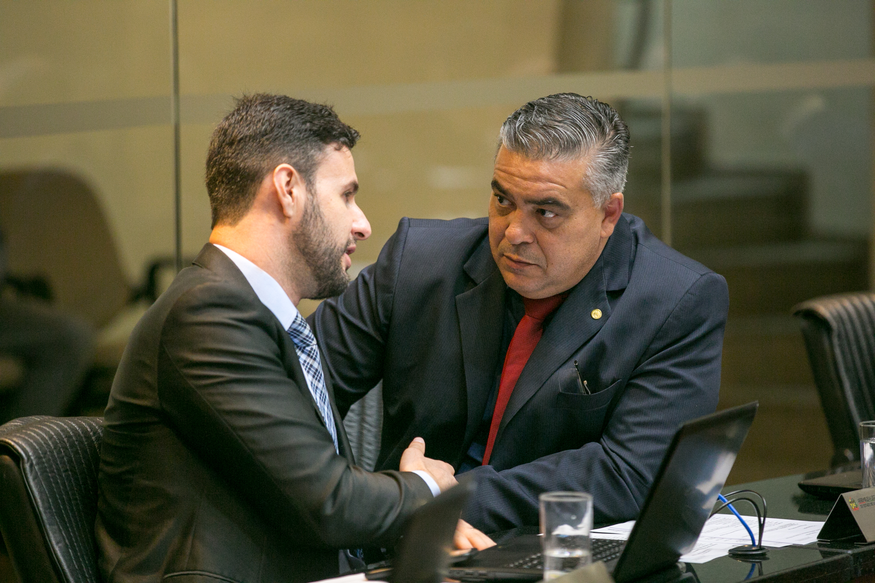 Deputado Felipe Estevão (PSL) e Deputado Sargento Lima (PSL)