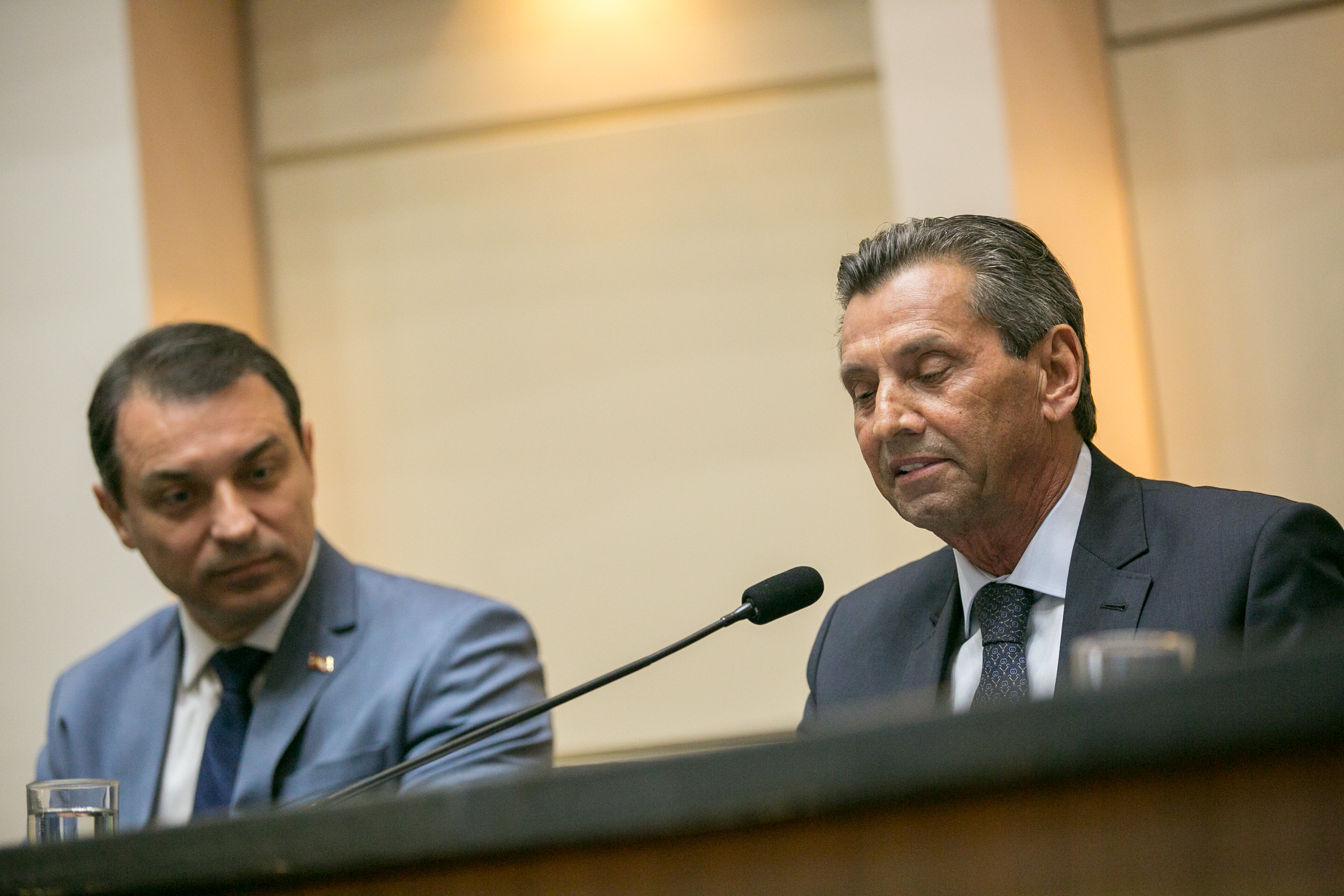 Deputado Julio Garcia (PSD) e Governador Carlos Moisés