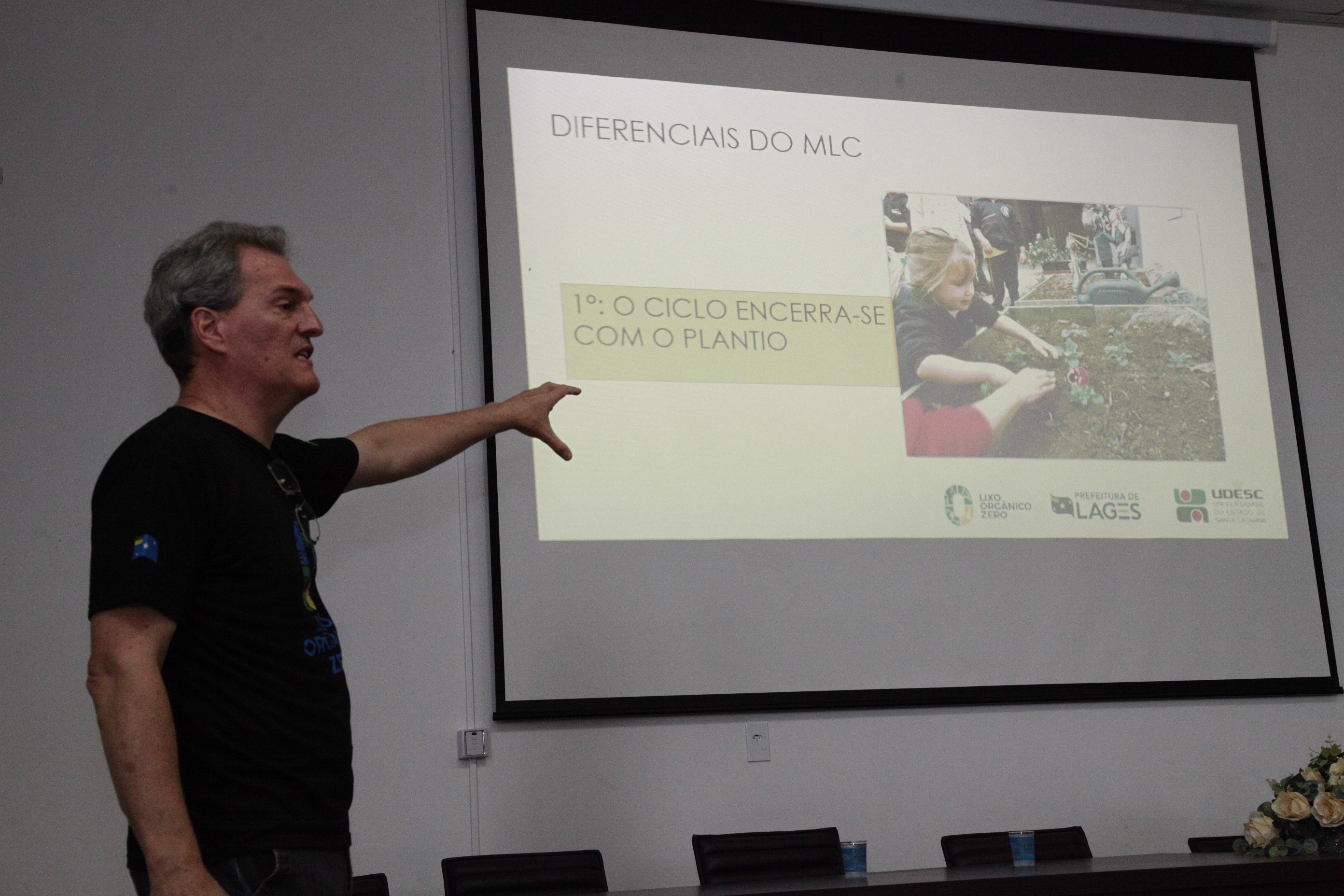 Dionísio Cerqueira - Palestras do Lixo Orgânico Zero no Oeste de SC