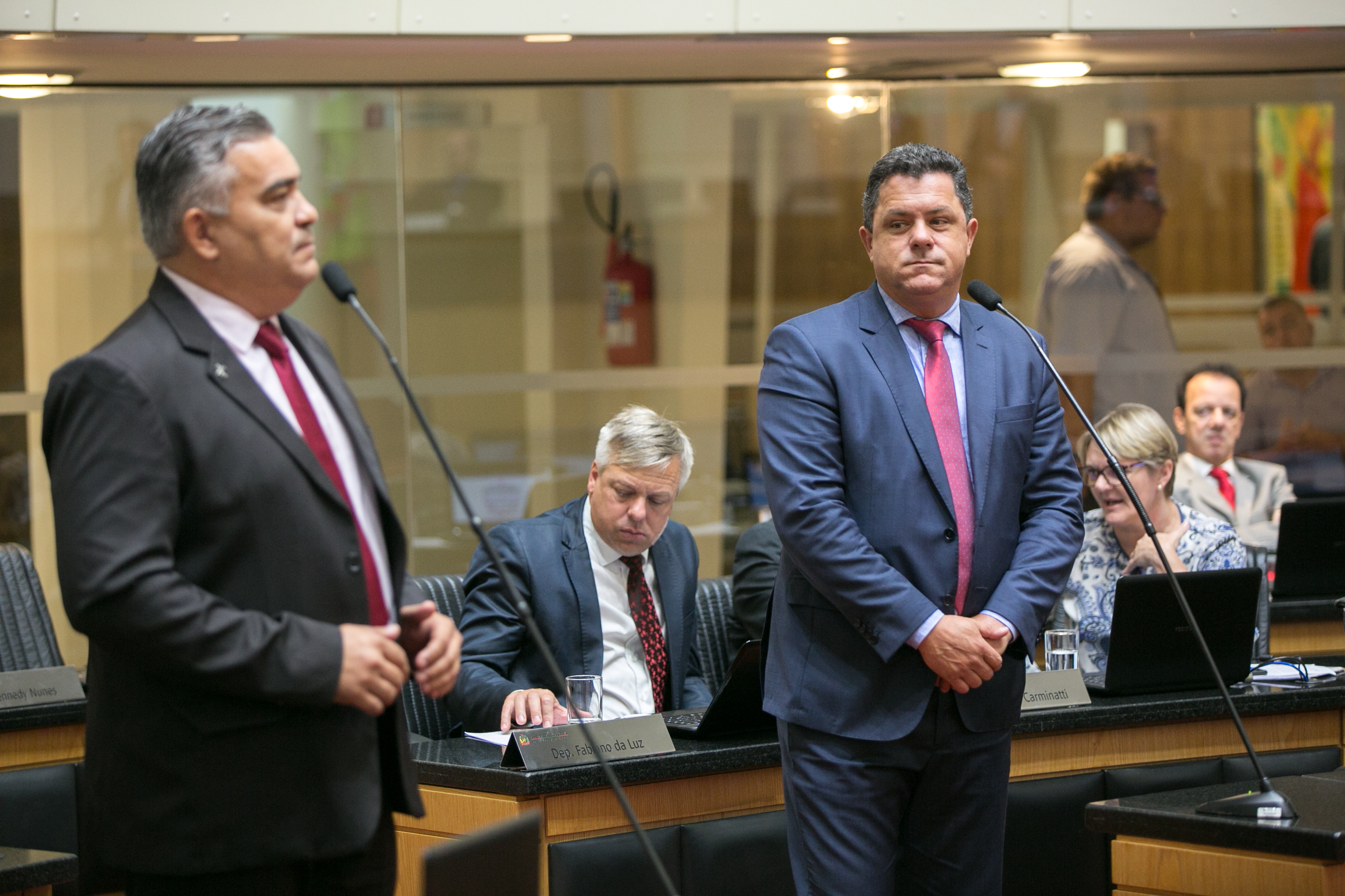 Deputado Sargento Lima (PSL) e Deputado Ivan Naatz (PL)