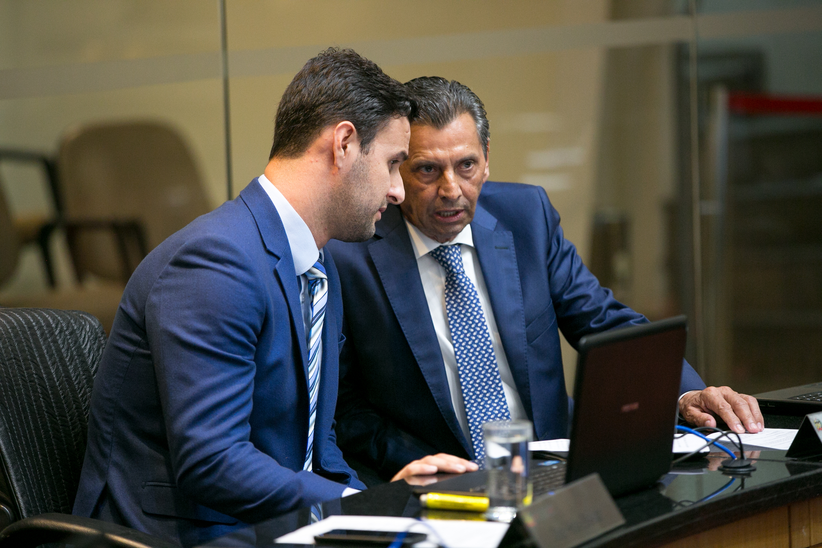 Deputado Felipe Estevão (PSL) e Deputado Julio Garcia (PSD)
