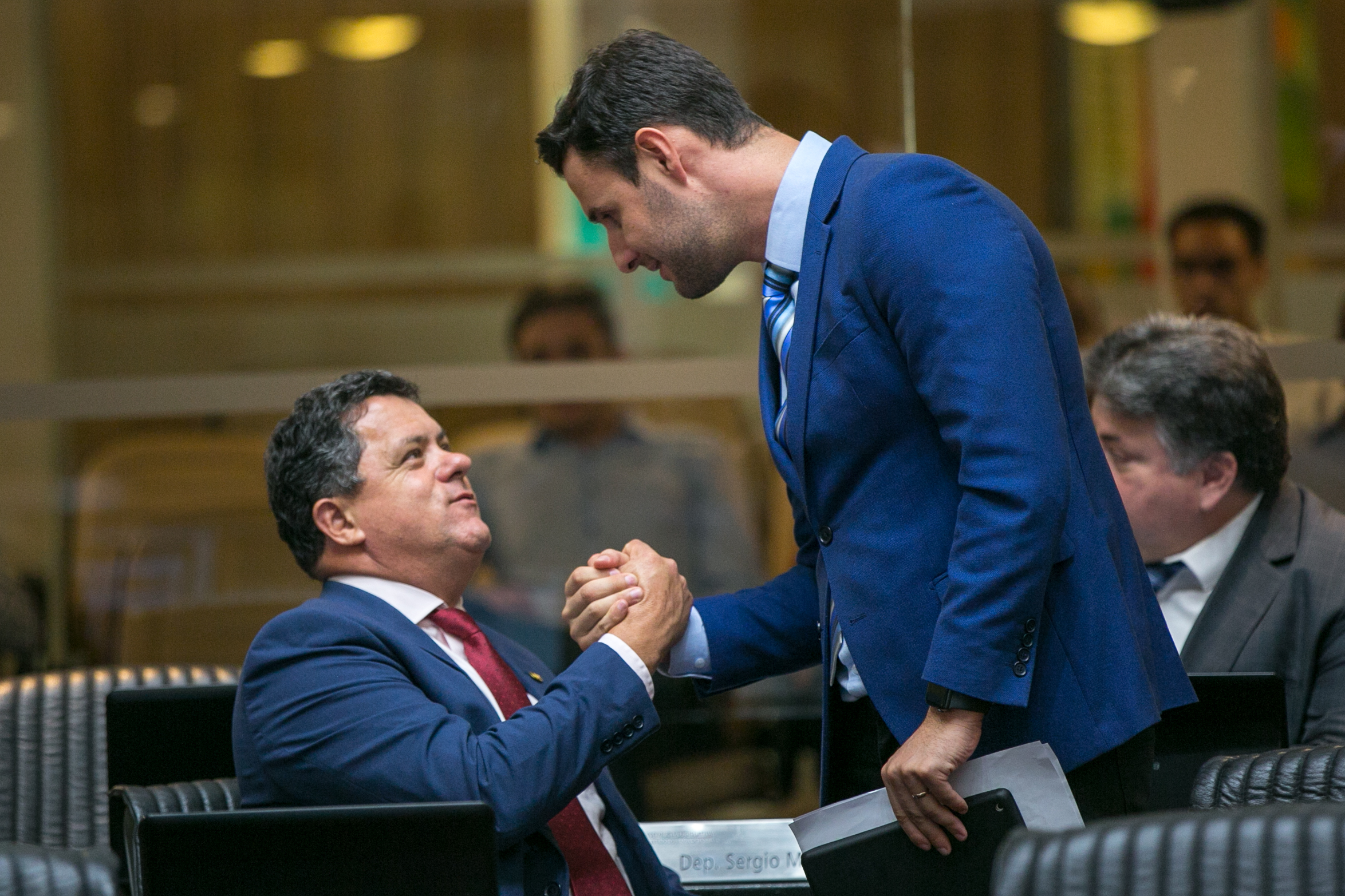 Deputado Ivan Naatz (PL) e Deputado Felipe Estevão (PSL)