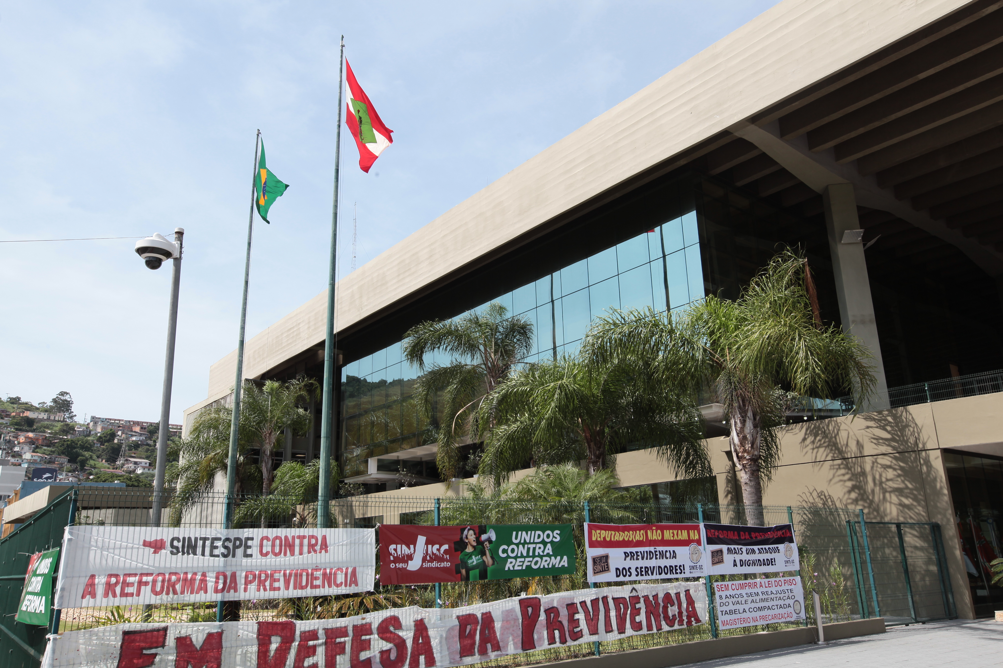 Manifestação Contra a Reforma  da Previdência