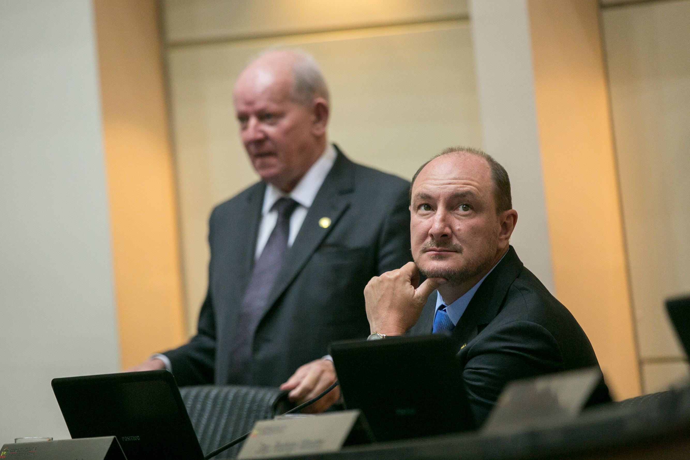Deputado Mauro de Nadal (MDB) e Deputado Marcos Vieira (PSDB)