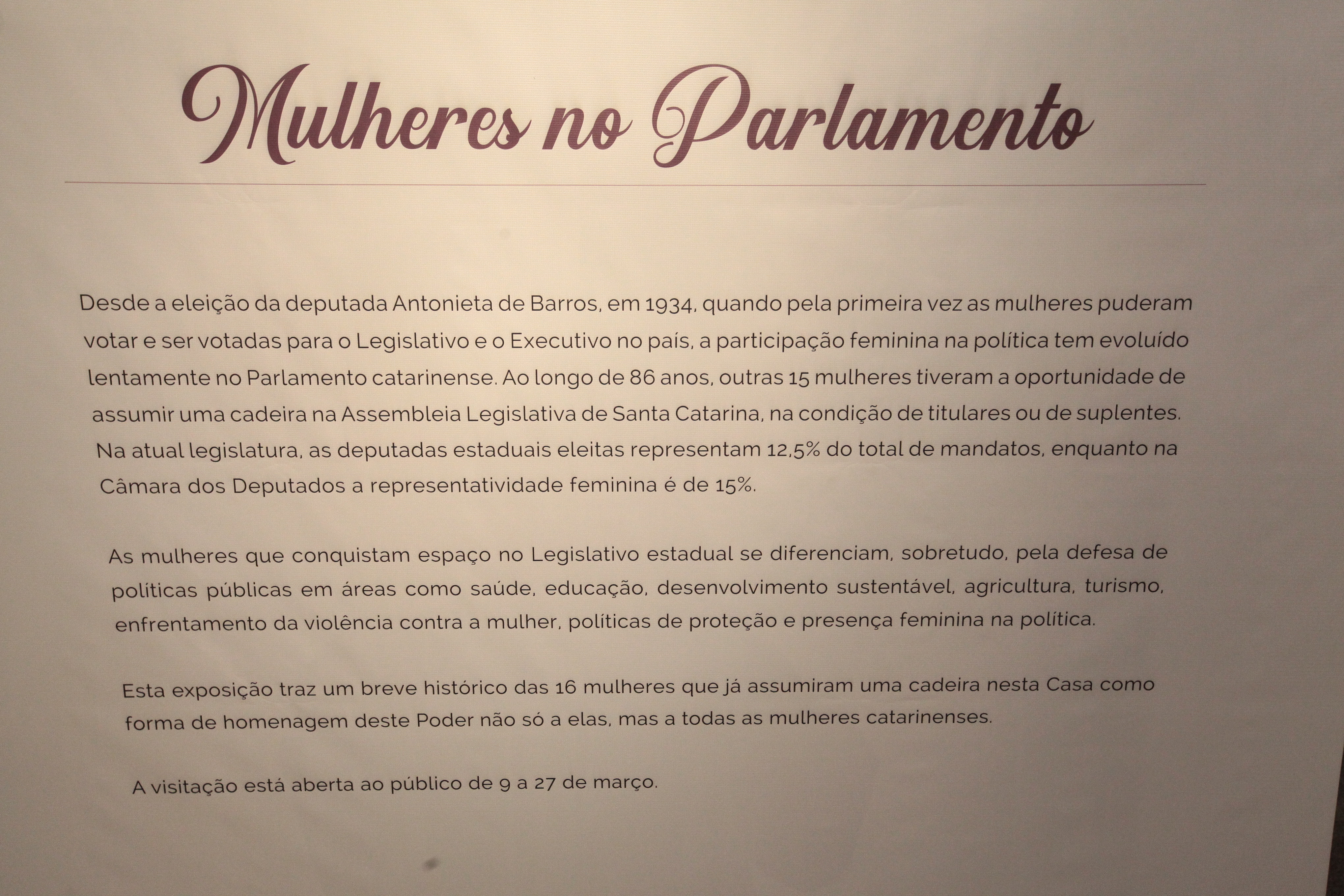 Mulheres no Parlamento