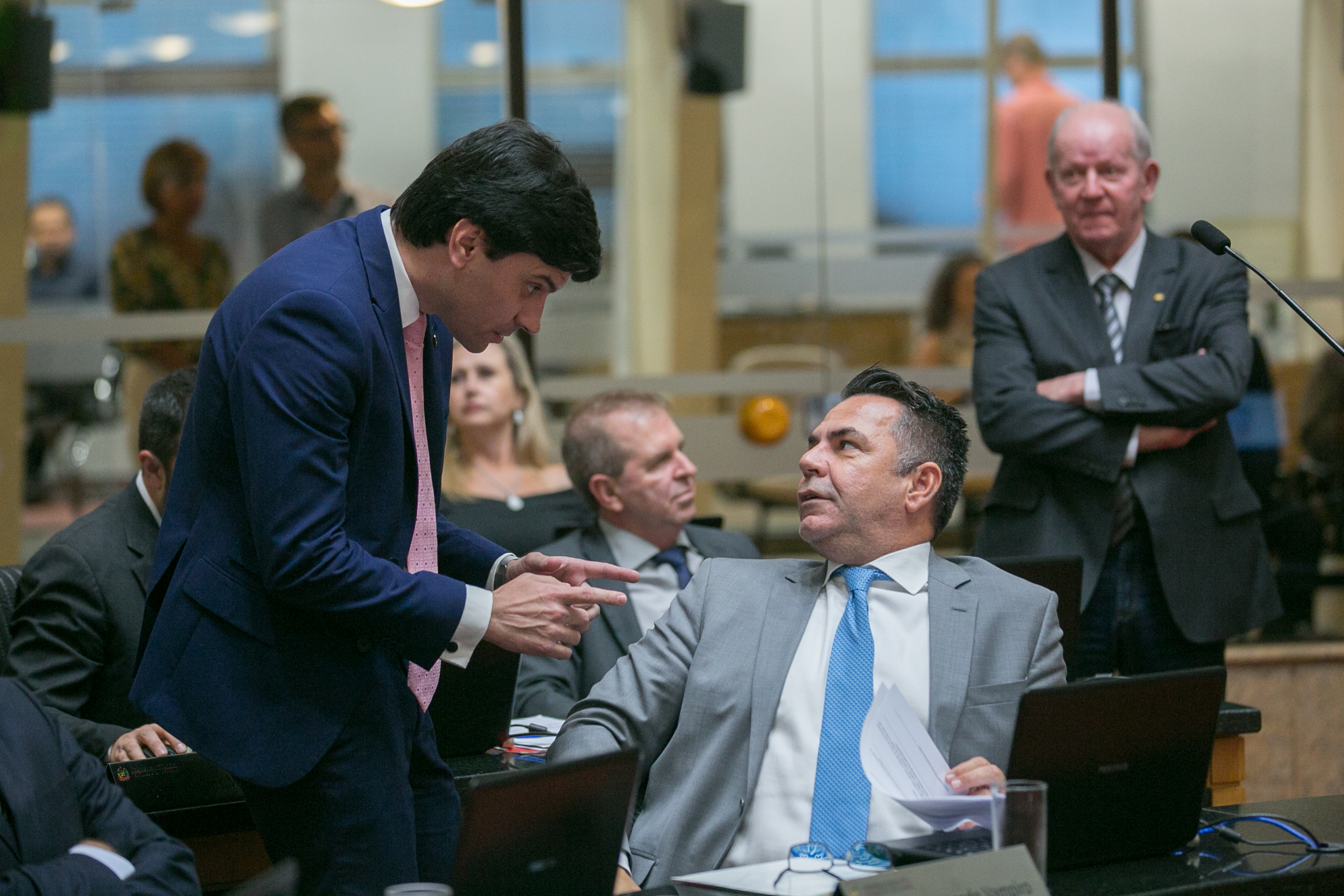 Deputado Ulisses Gabriel (PSD) e Deputado Luiz Fernando Vampiro (MDB)